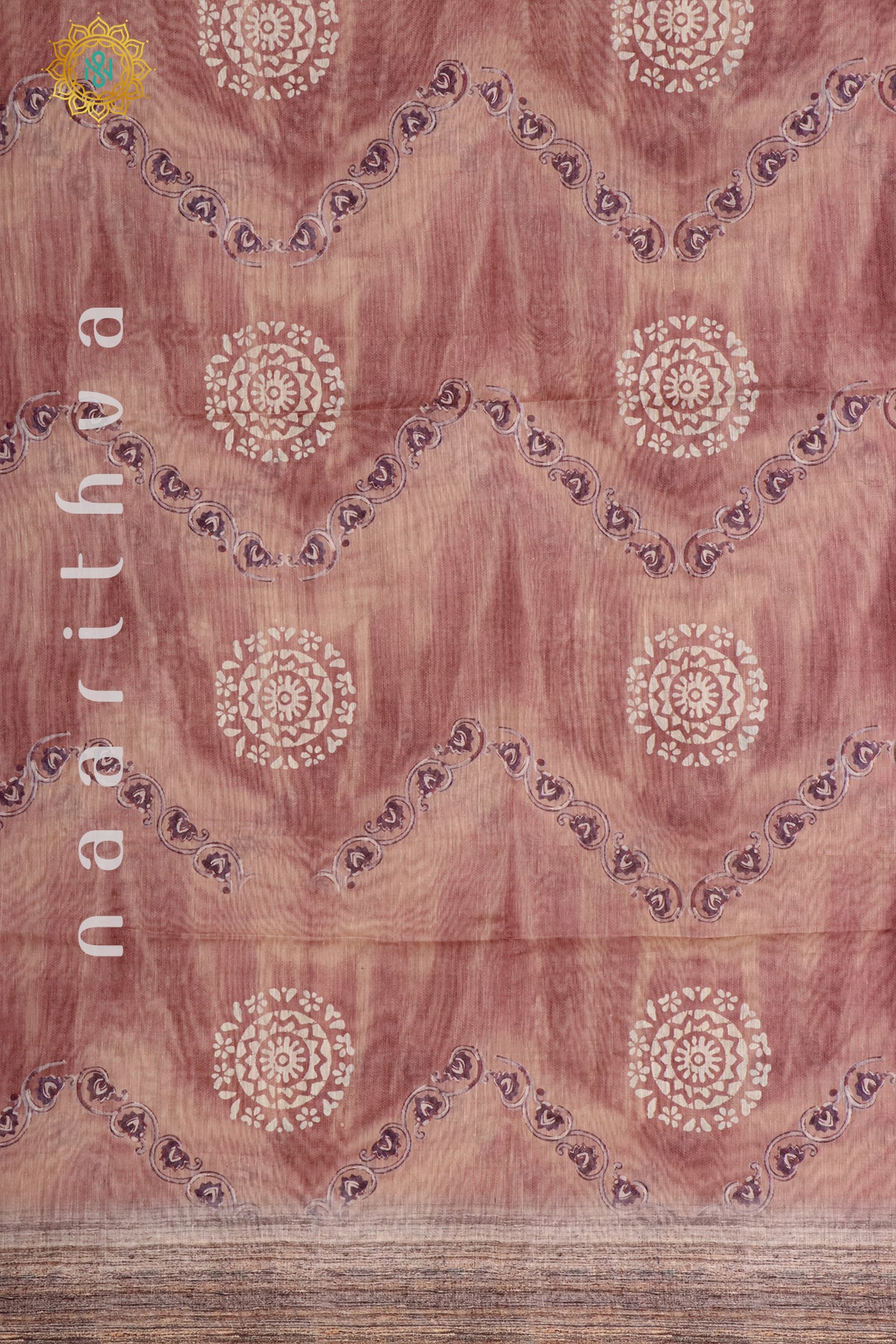 PEACH - CHANDERI SILK COTTON