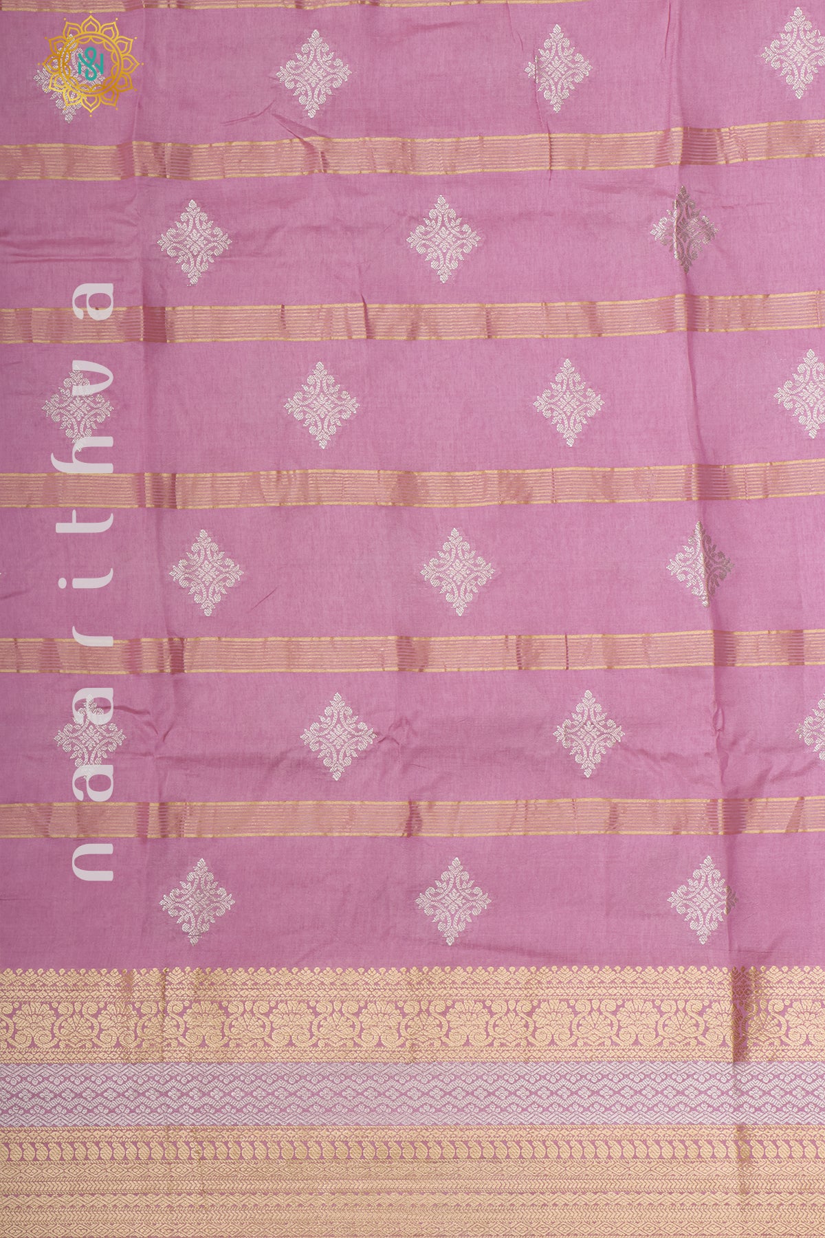 LIGHT PINK WITH WINE - DOLA SILK