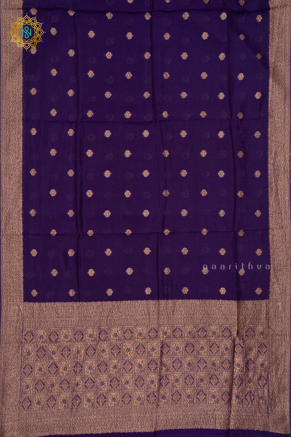 PURPLE - SEMI TUSSAR SILK