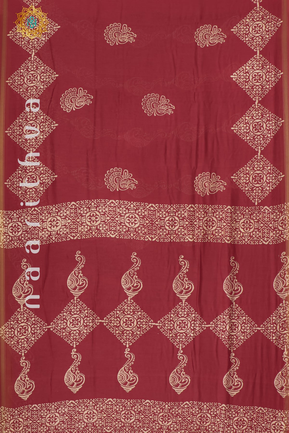 RED - CHANDERI COTTON