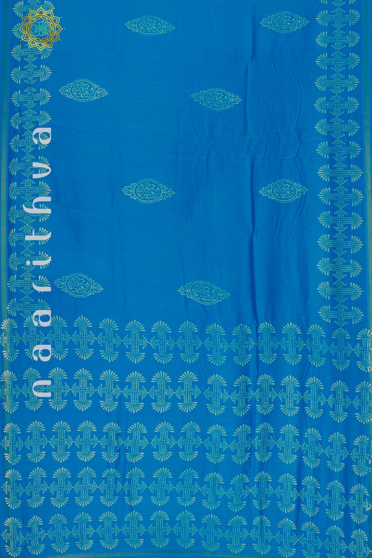 SKY BLUE - CHANDERI  COTTON