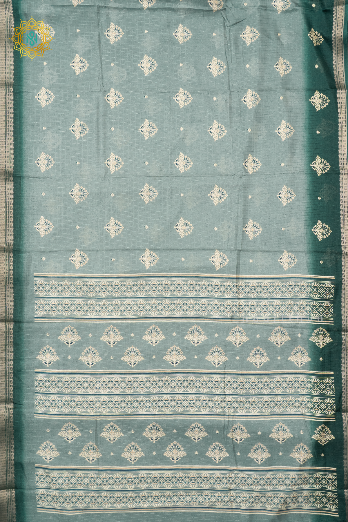 PISTA GREEN WITH GREEN - DOLA SILK