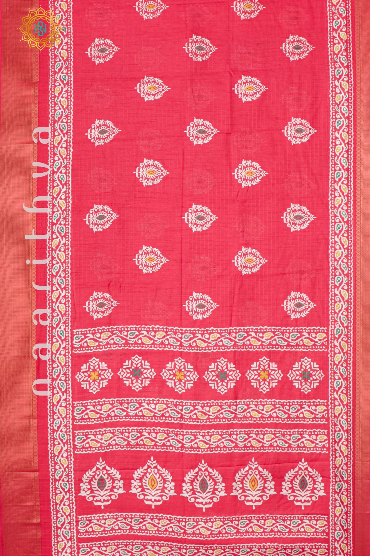 PEACHISH RED - DOLA SILK