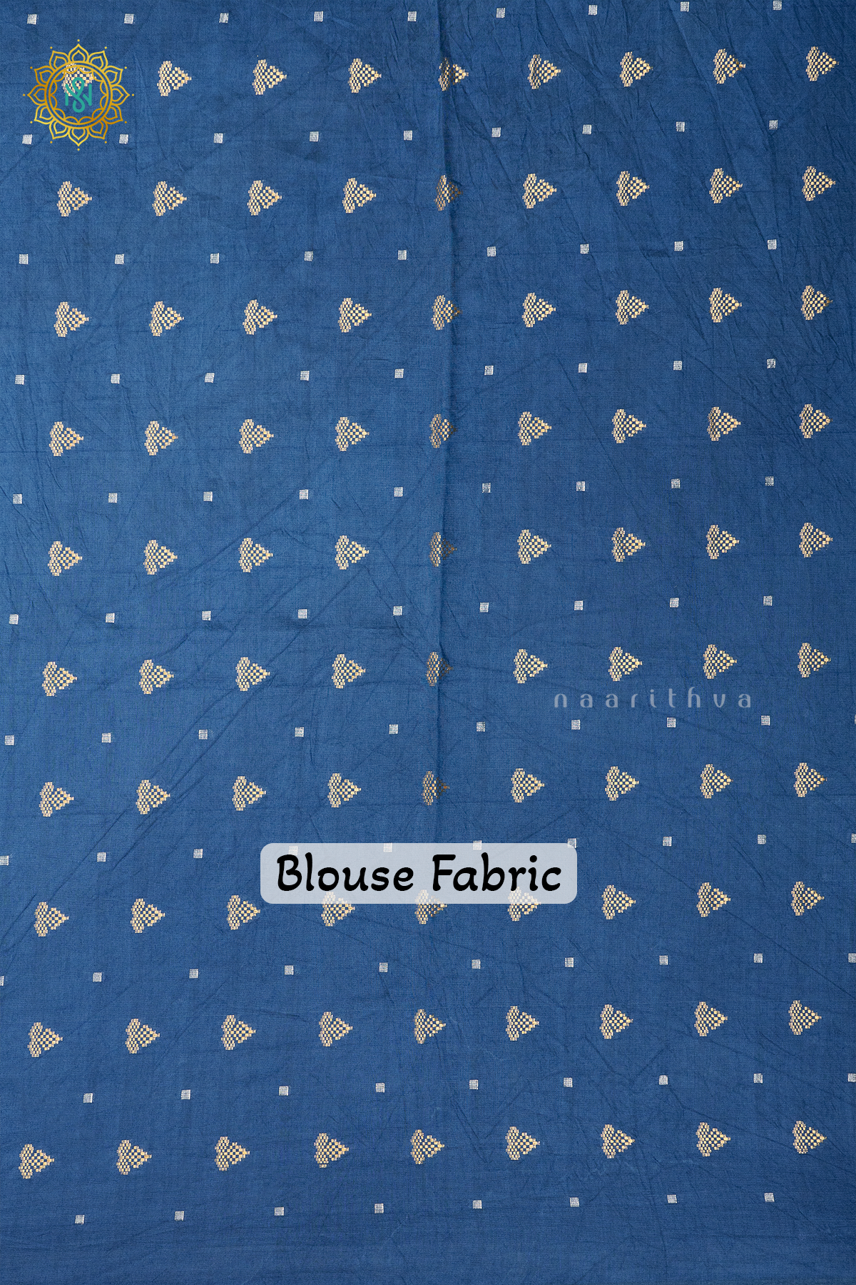 AQUA BLUE - SEMI CREPE SILK