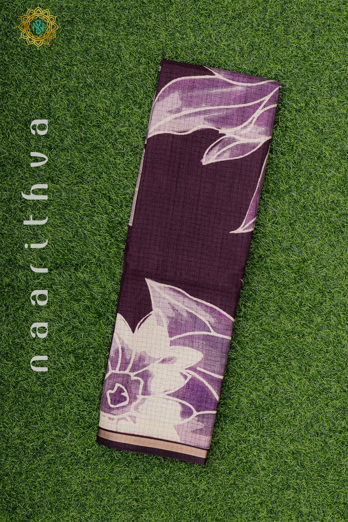 DEEP PURPLE - SEMI TUSSAR SILK