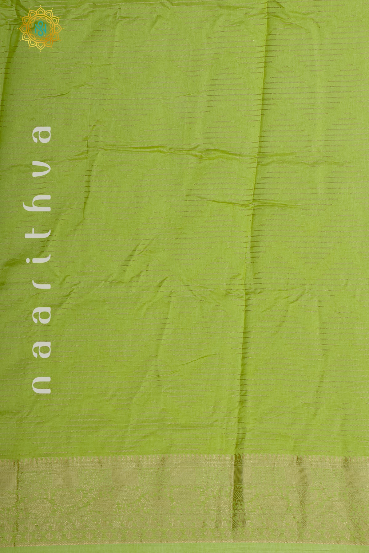 LIGHT GREEN WITH BOTTLE GREEN - DOLA SILK