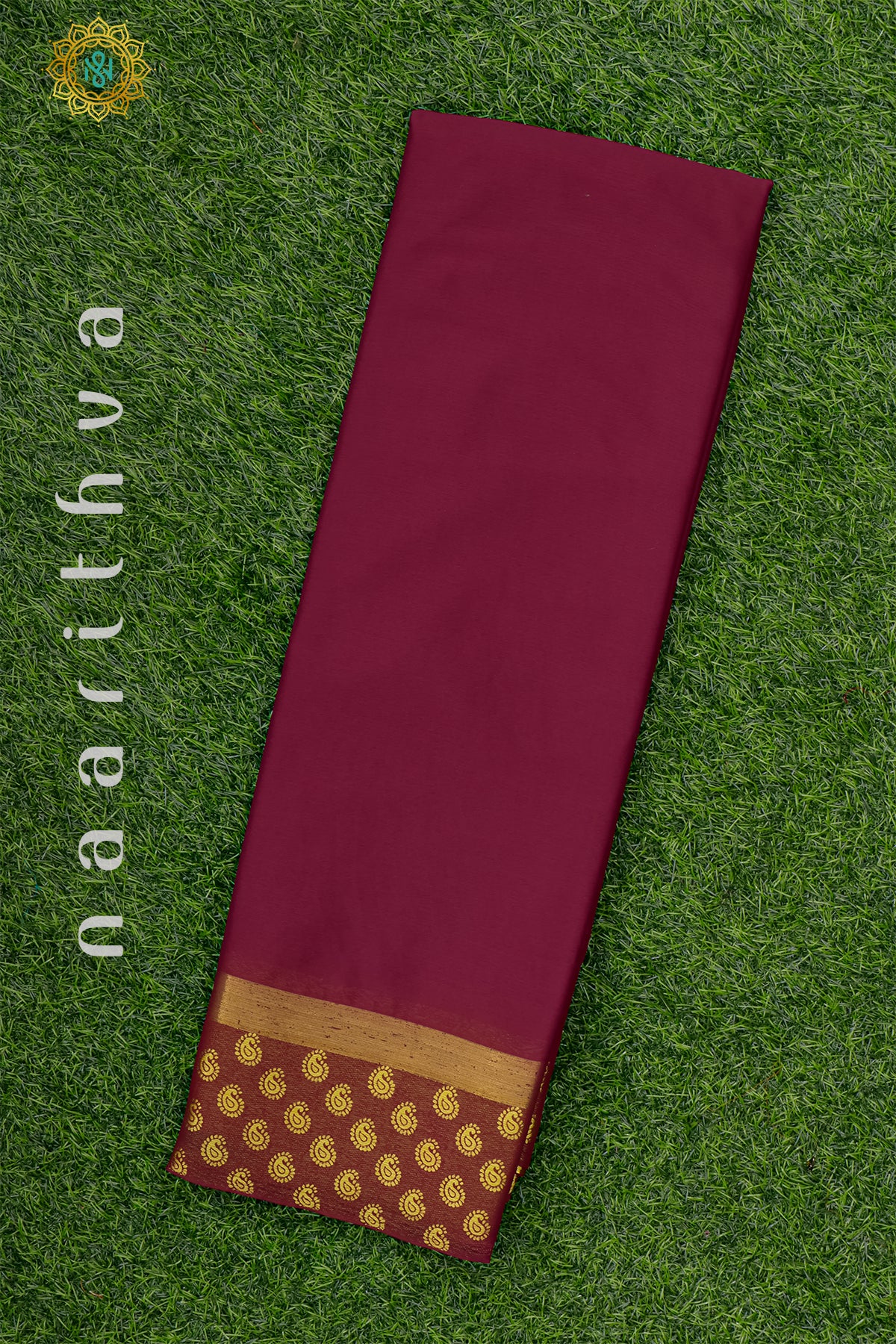 MAROON - SEMI CHIFFON