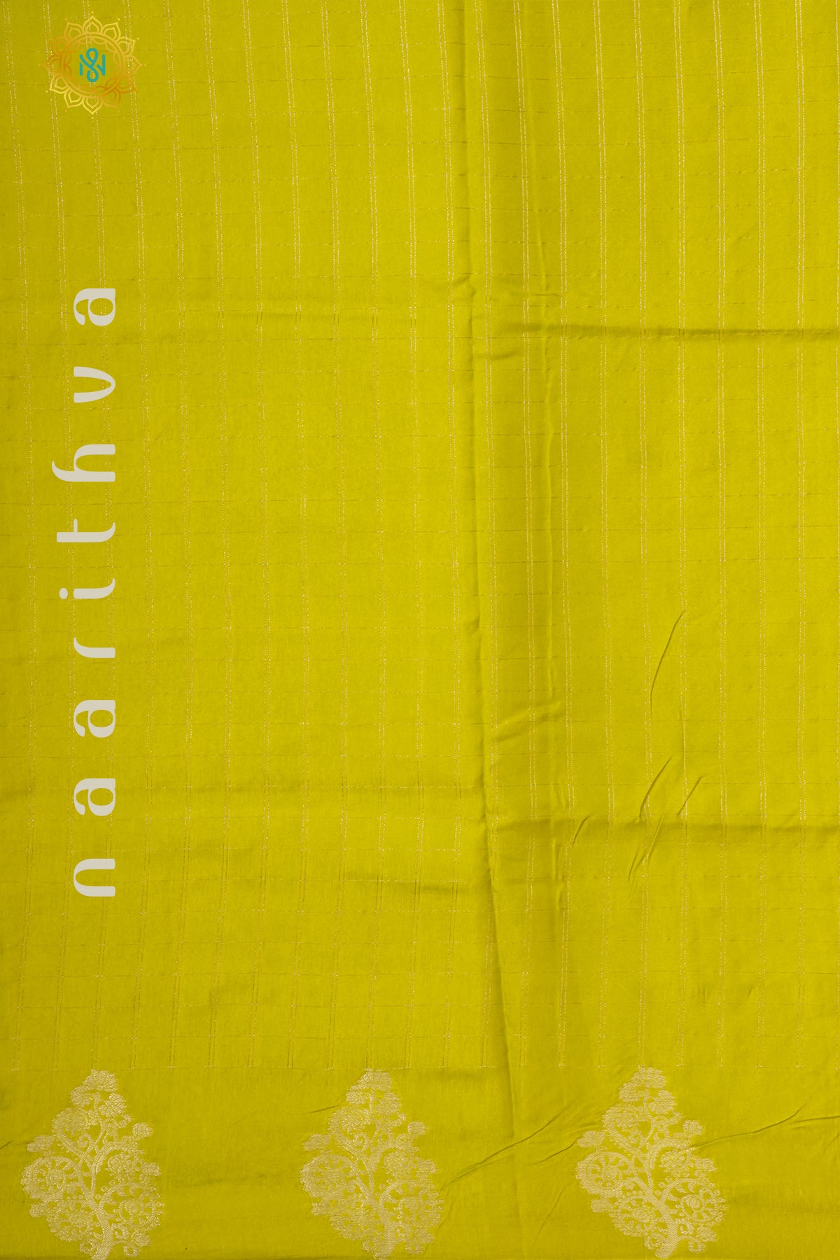 LEMON YELLOW WITH PURPLE - DOLA SILK