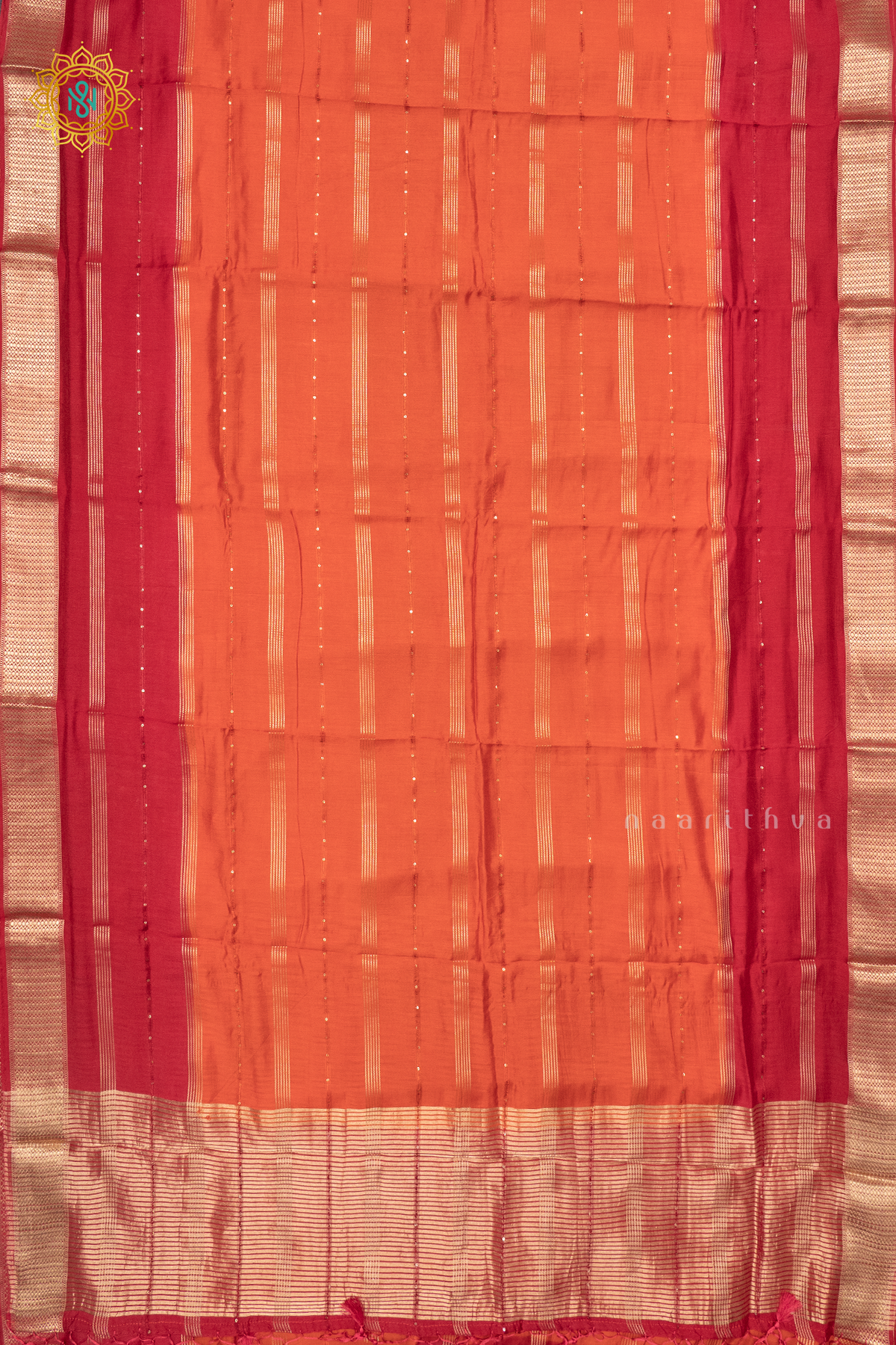 ORANGE WITH PINK - BUTTER CREPE