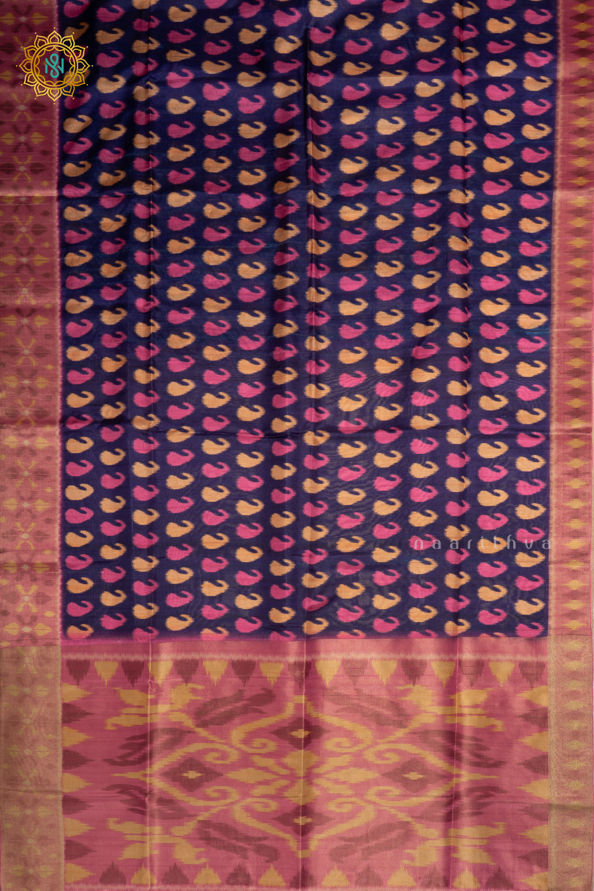 PURPLE WITH LIGHT PINK - KOTHA TUSSAR