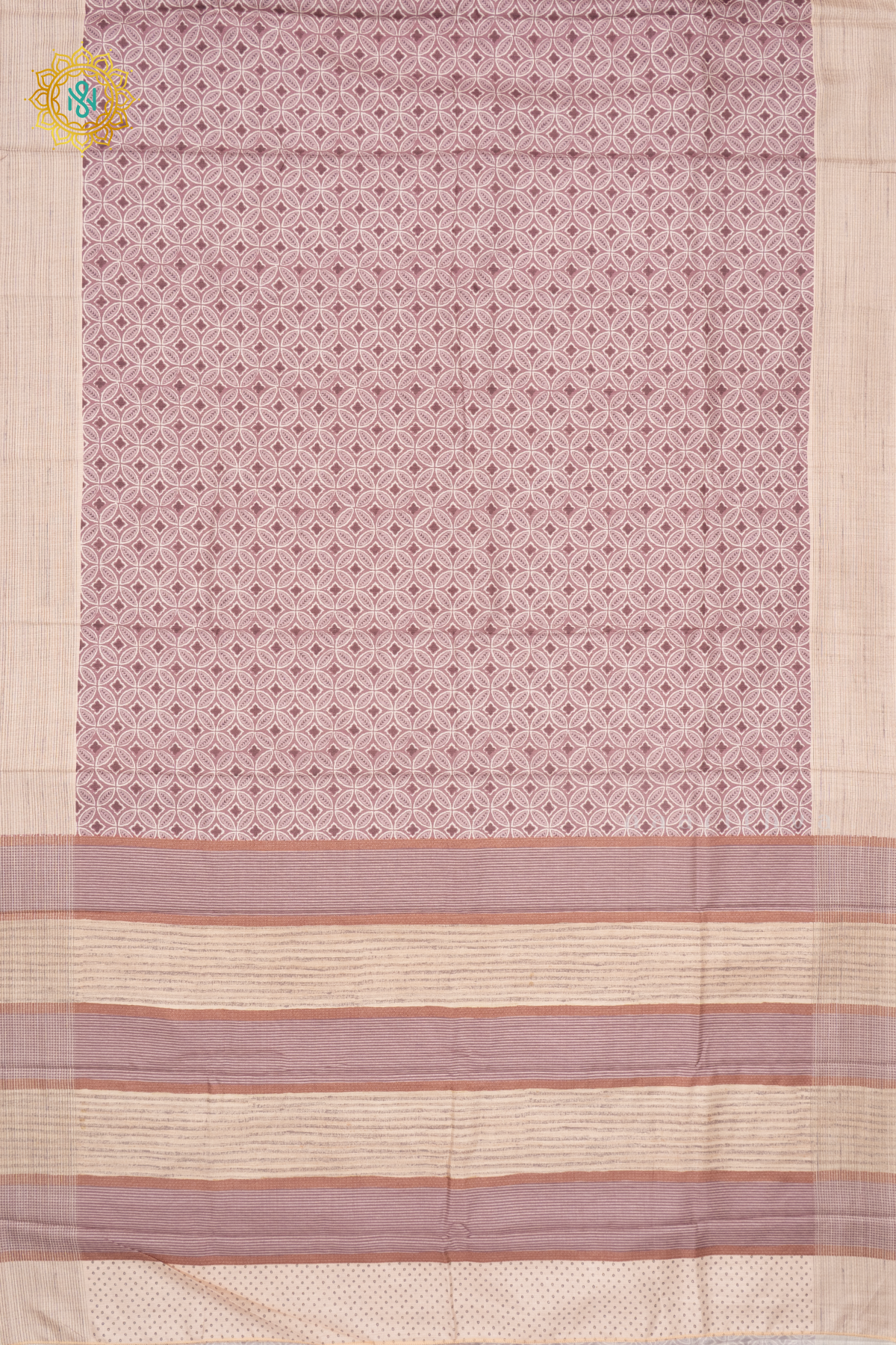 PEACH WITH OFF WHITE - KOTHA TUSSAR