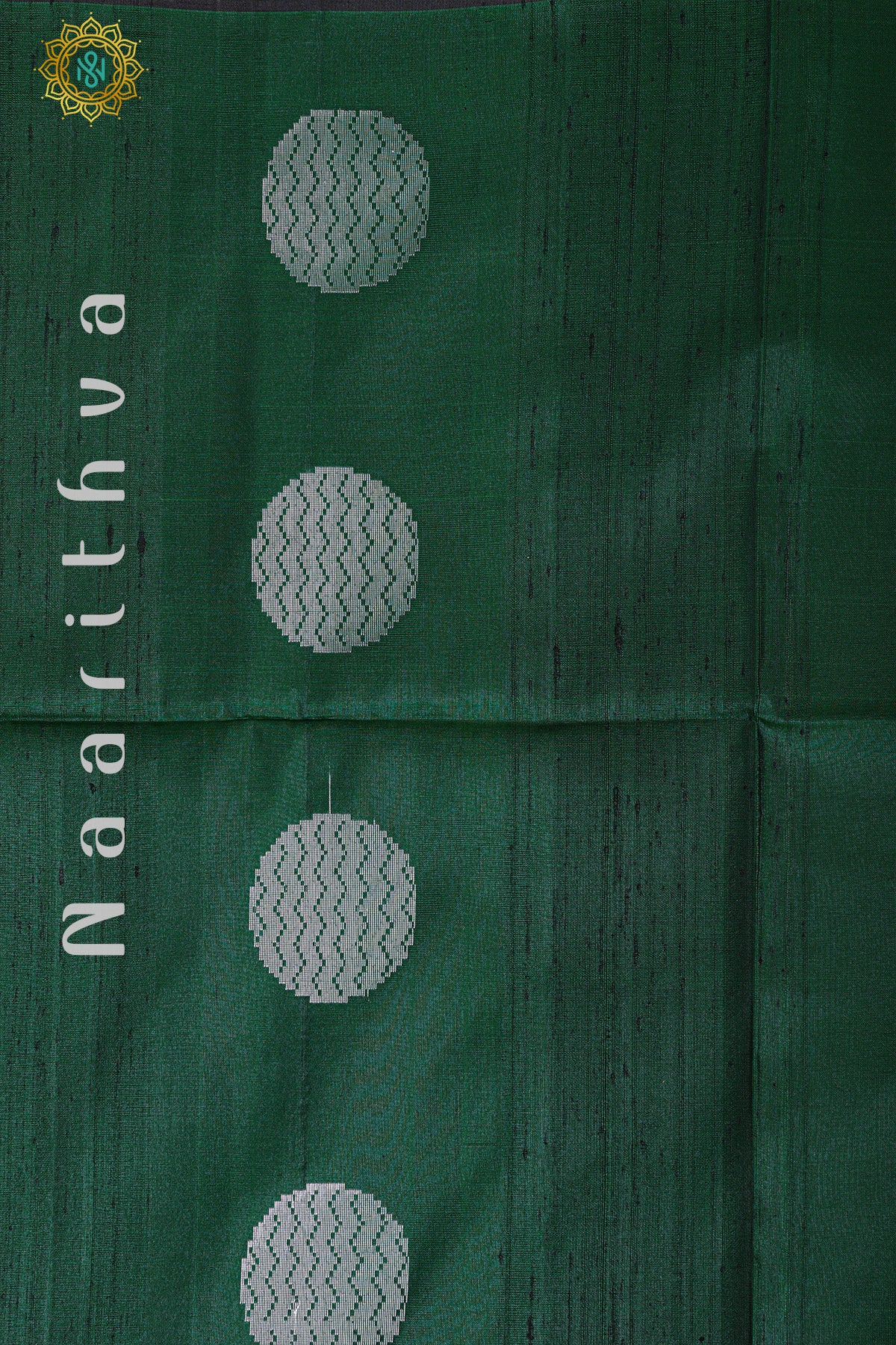 GREEN WITH BLACK - PURE KANJIVARAM SOFT SILK