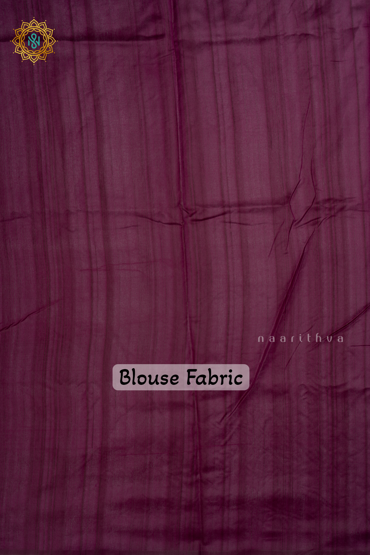 Wine Semi Tussar Silk Saree With Applique Work And Dual Blouse
