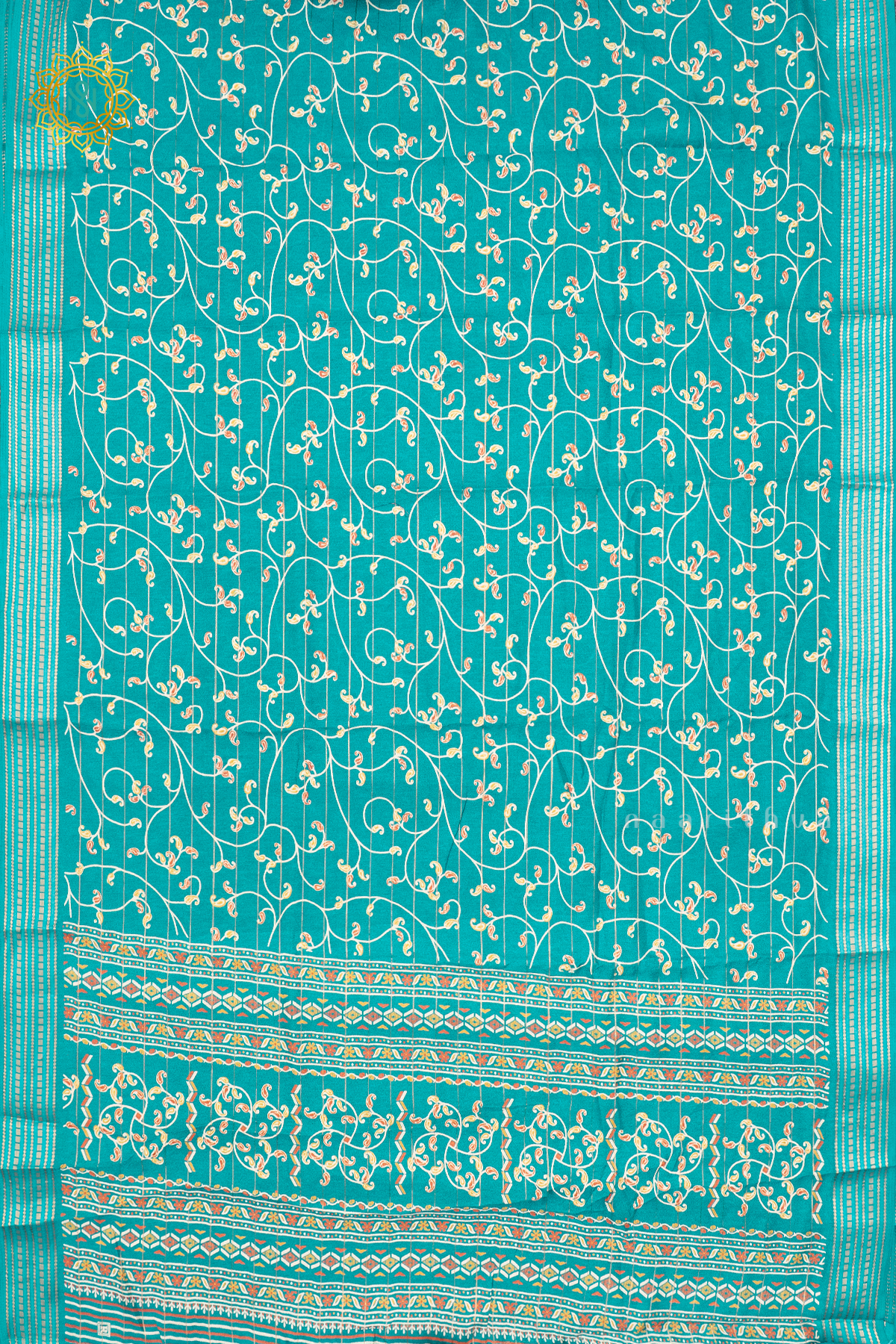 CYAN GREEN - SEMI GEORGETTE