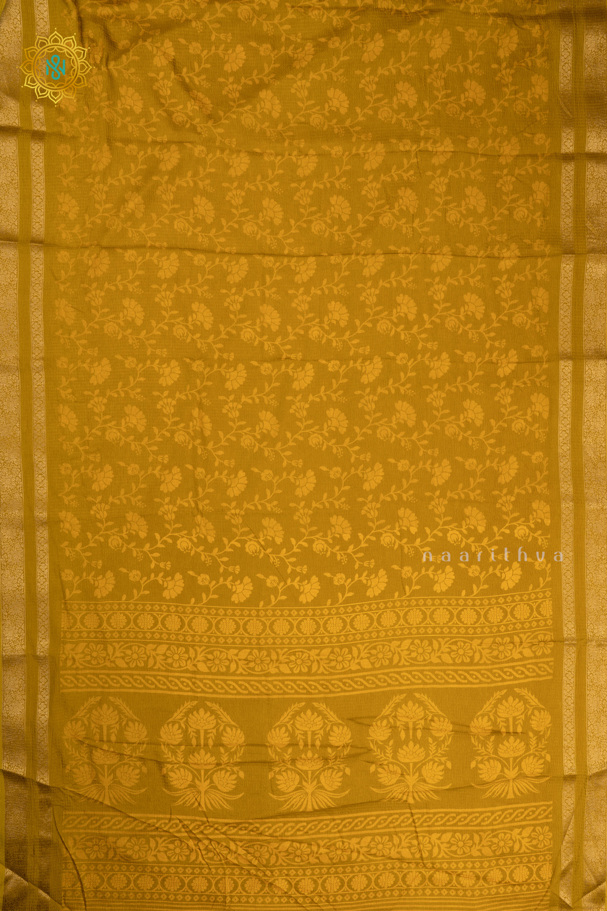 YELLOW - SEMI CREPE SILK