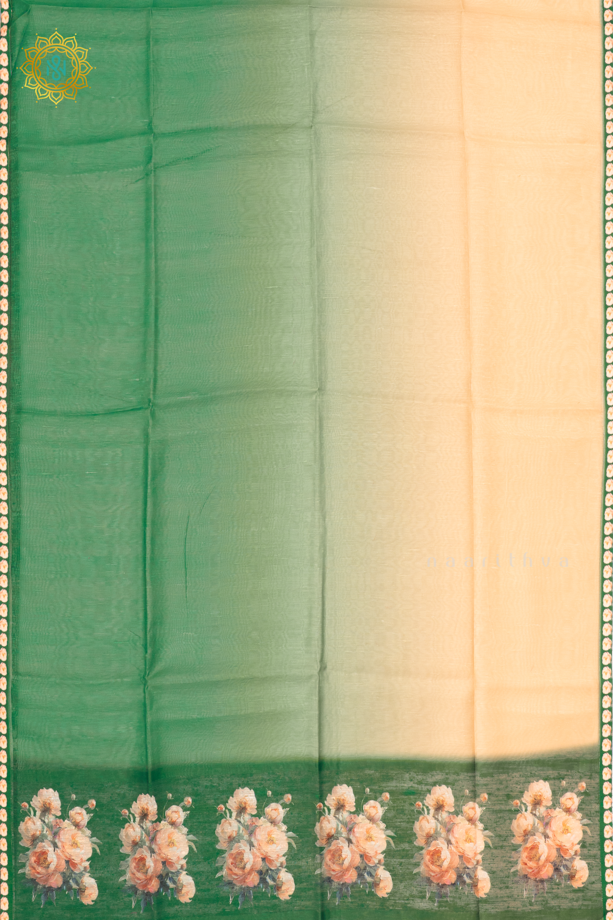 DUAL SHADE OF GREEN - LINEN BY COTTON