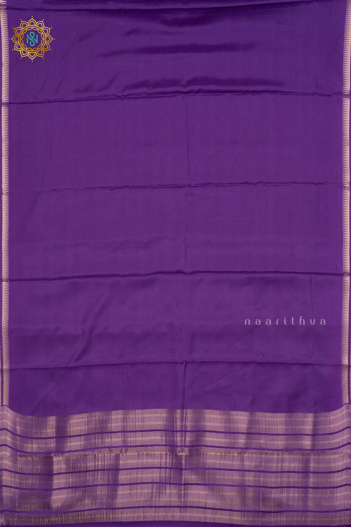PURPLE - SEMI MYSORE CREPE SILK