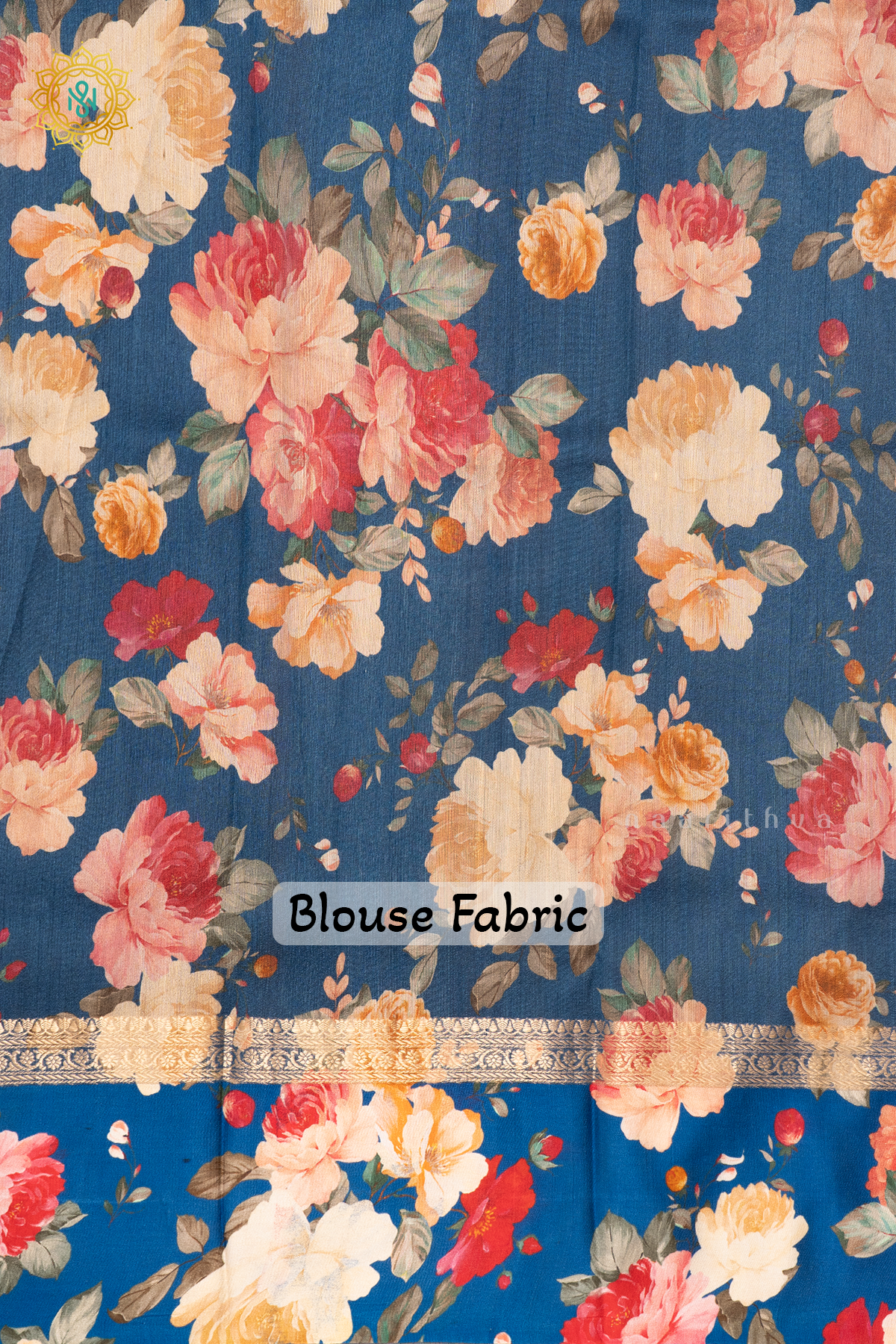 BLUE - PURE TUSSAR SILK