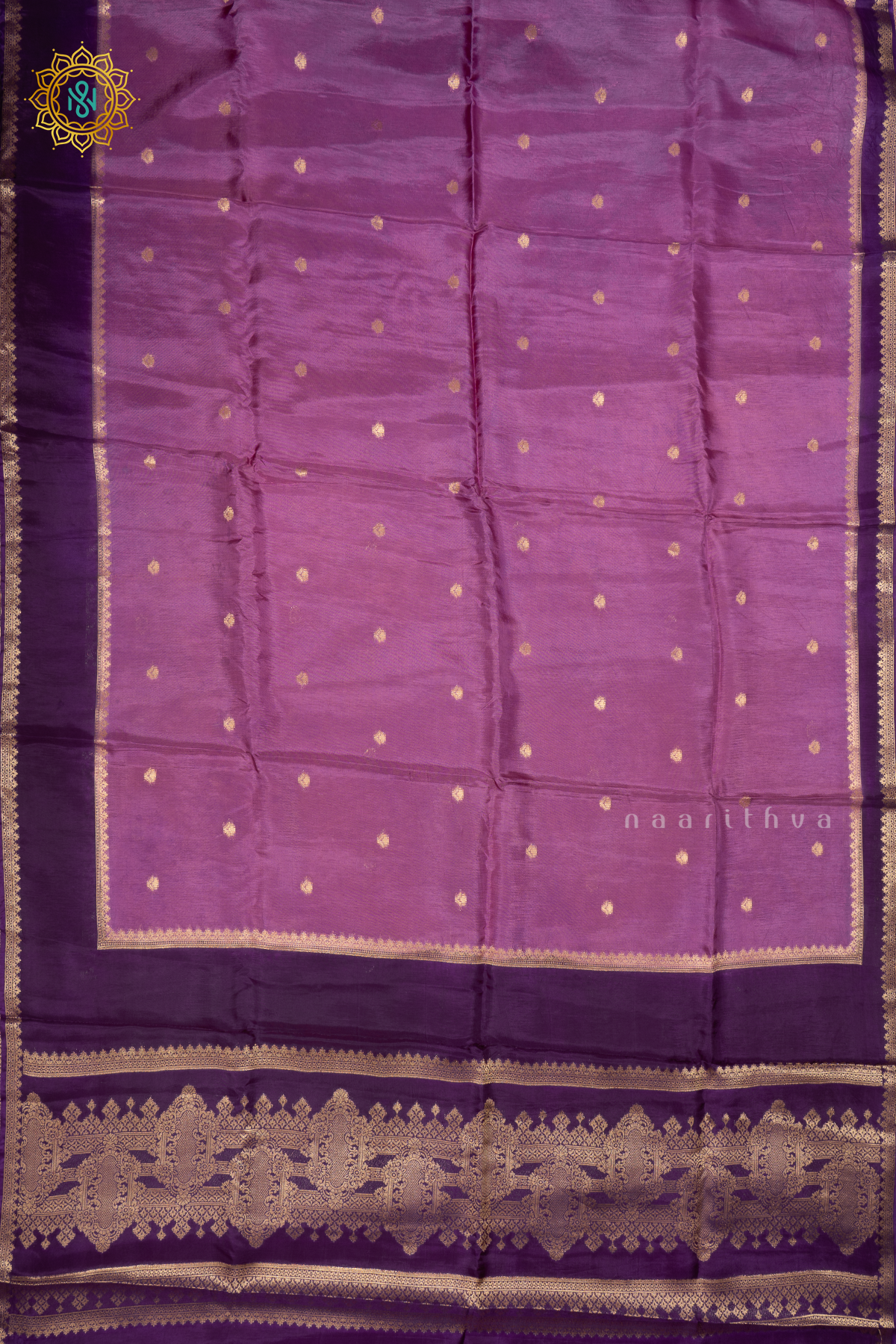 LAVENDER WITH PURPLE - DOLA SILK