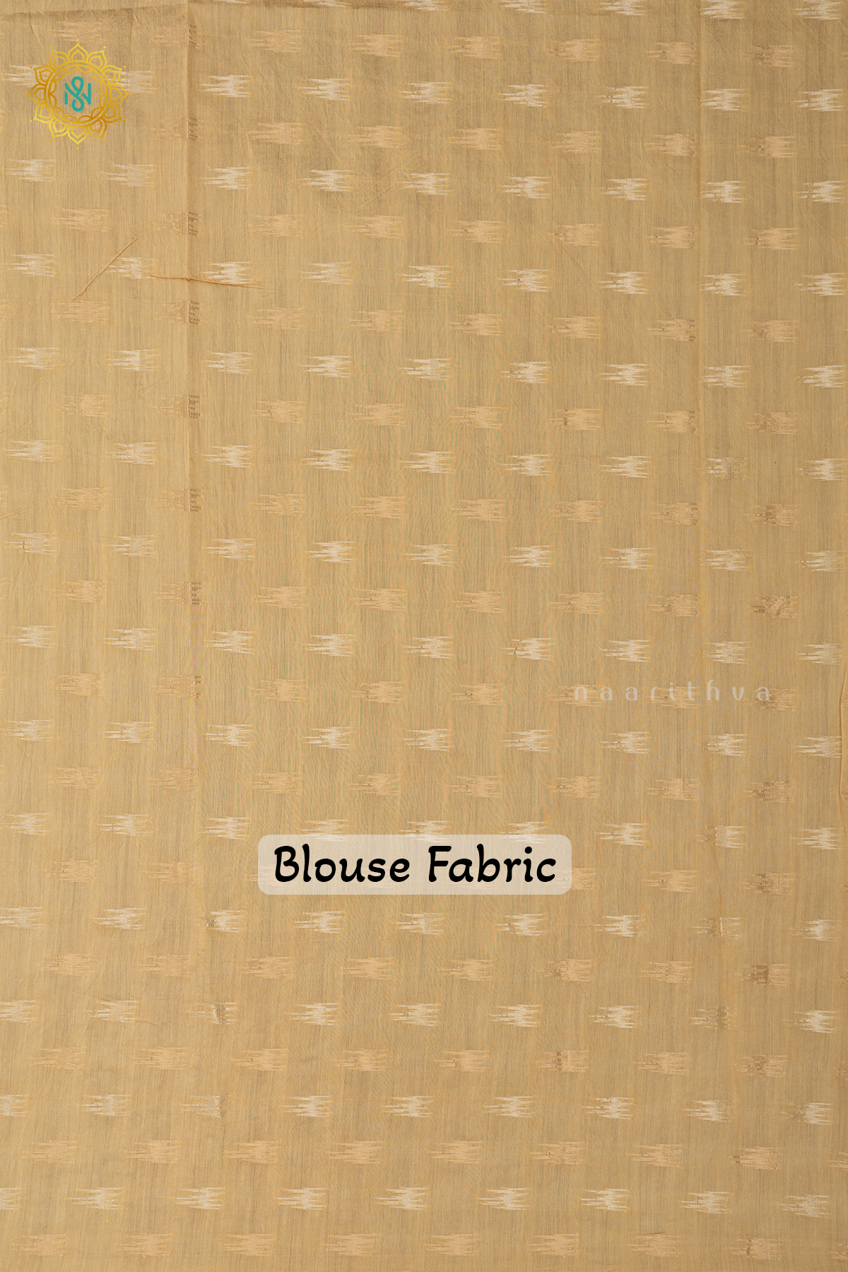 PEACHISH ORANGE - ORGANZA WITH KATHA WORK