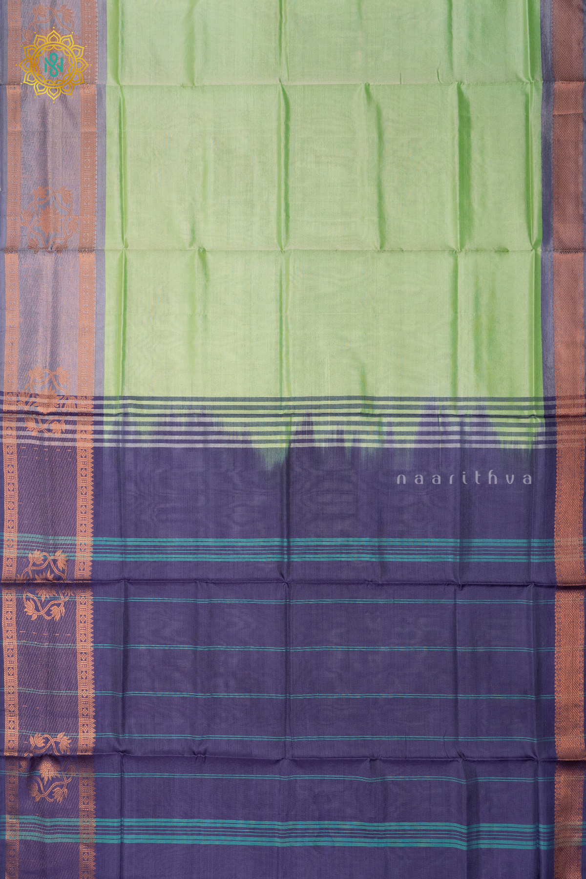 GREEN WITH BLUE - BANANA PITH