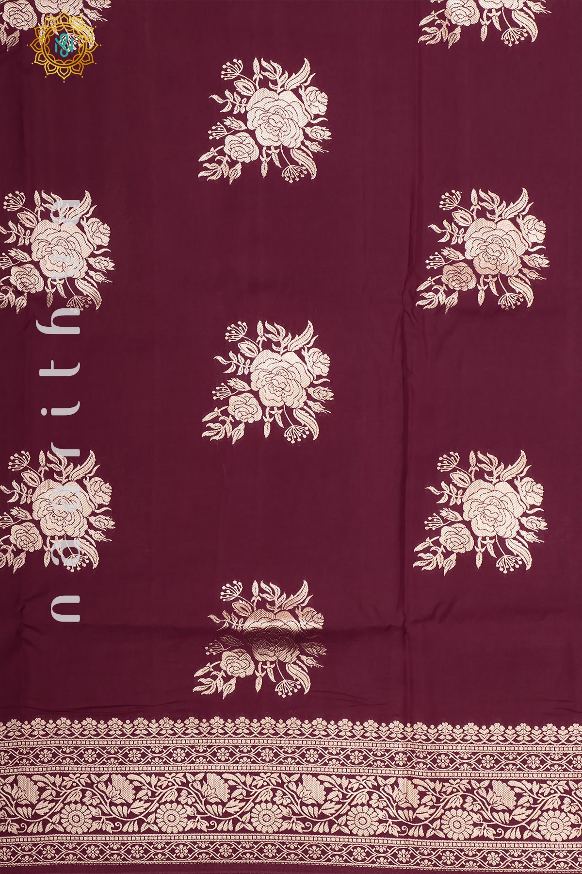 MAROON - DOLA SILK