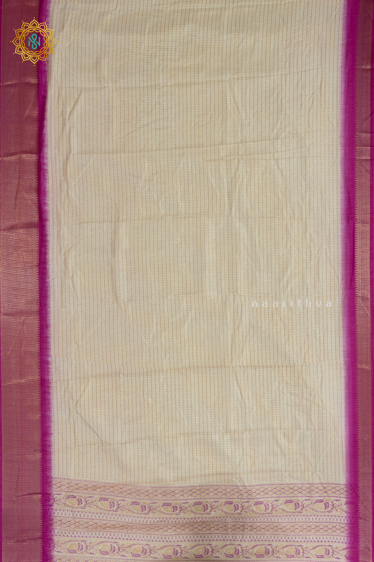 WHITE WITH PINK - DOLA SILK