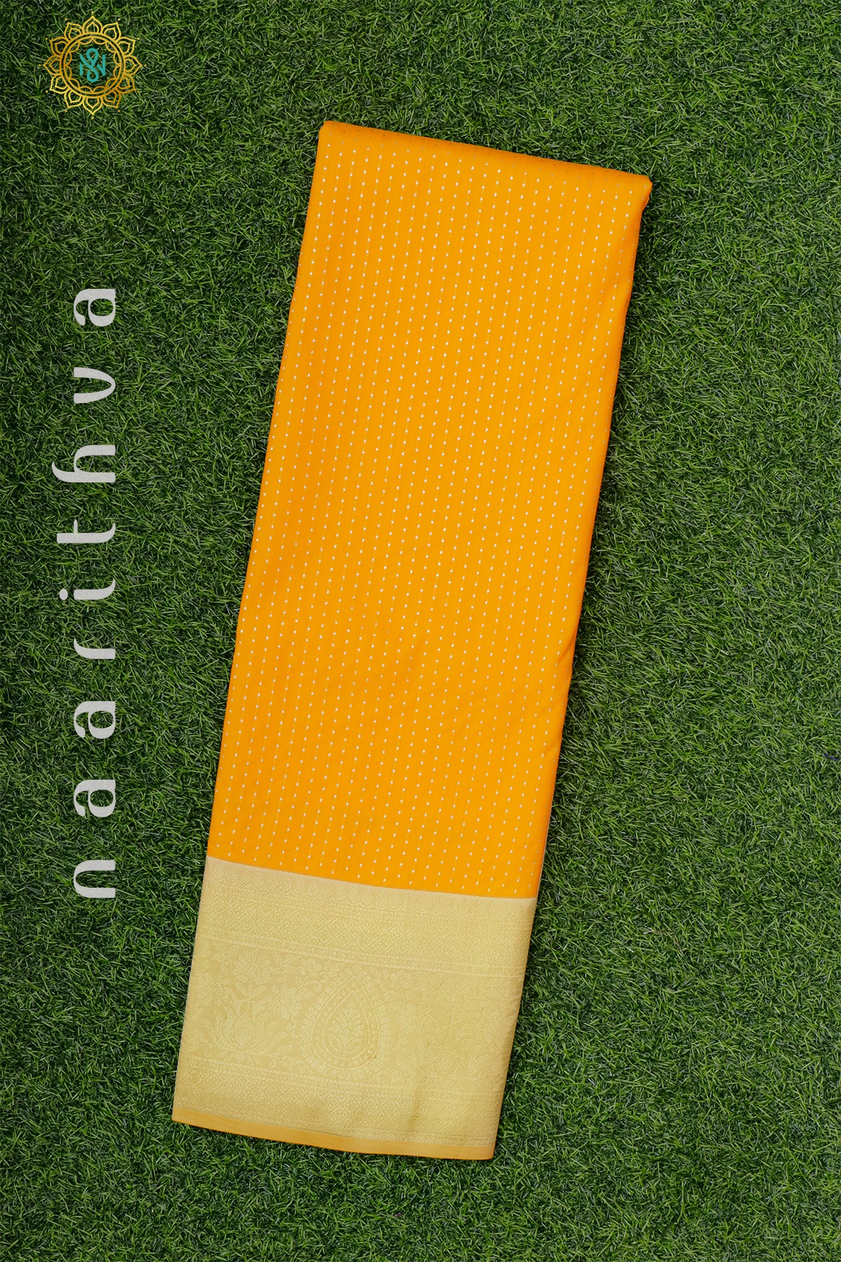 MANGO YELLOW WITH LIGHT YELLOW - SEMI SILK