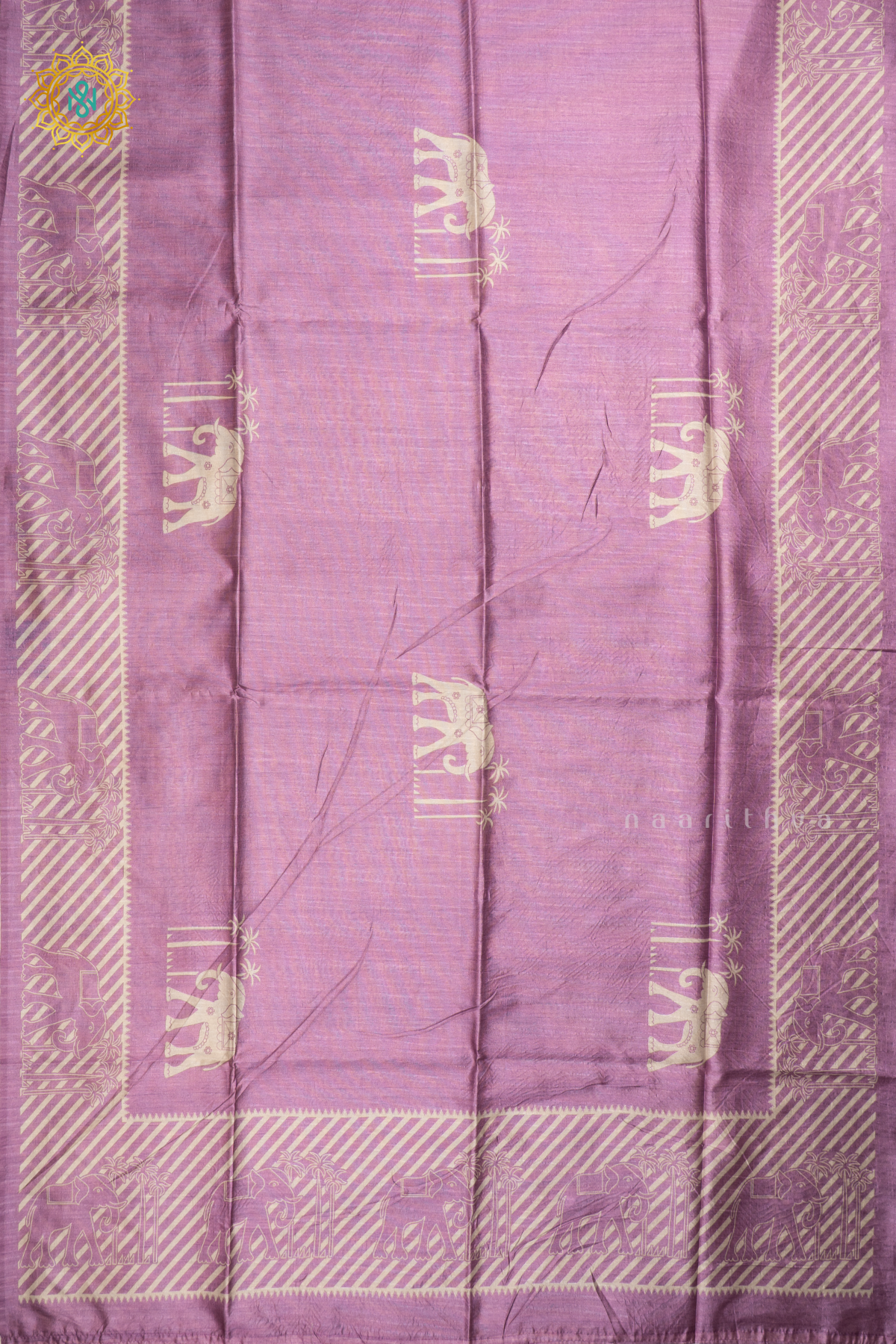LAVENDER - SEMI TUSSAR SILK