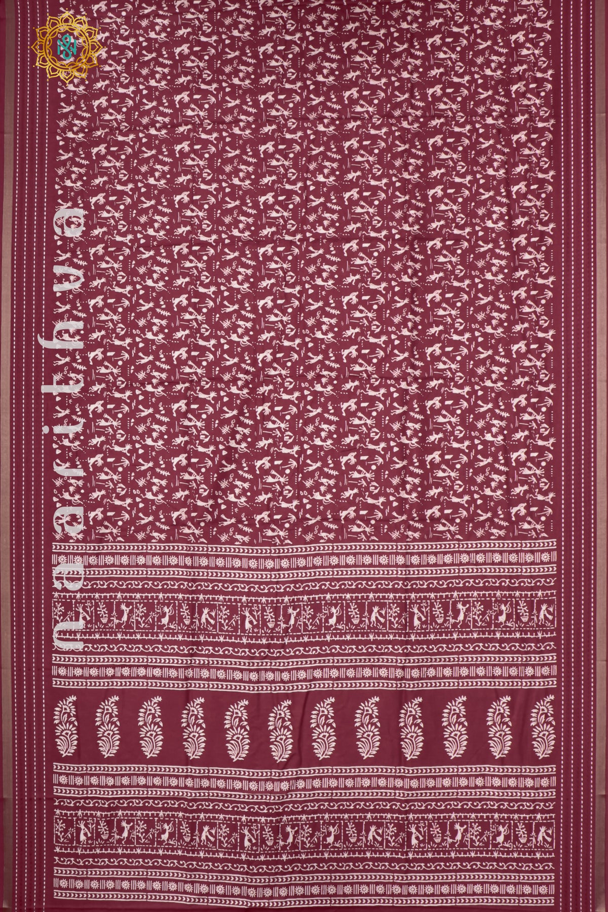 MAROON - DOLA SILK