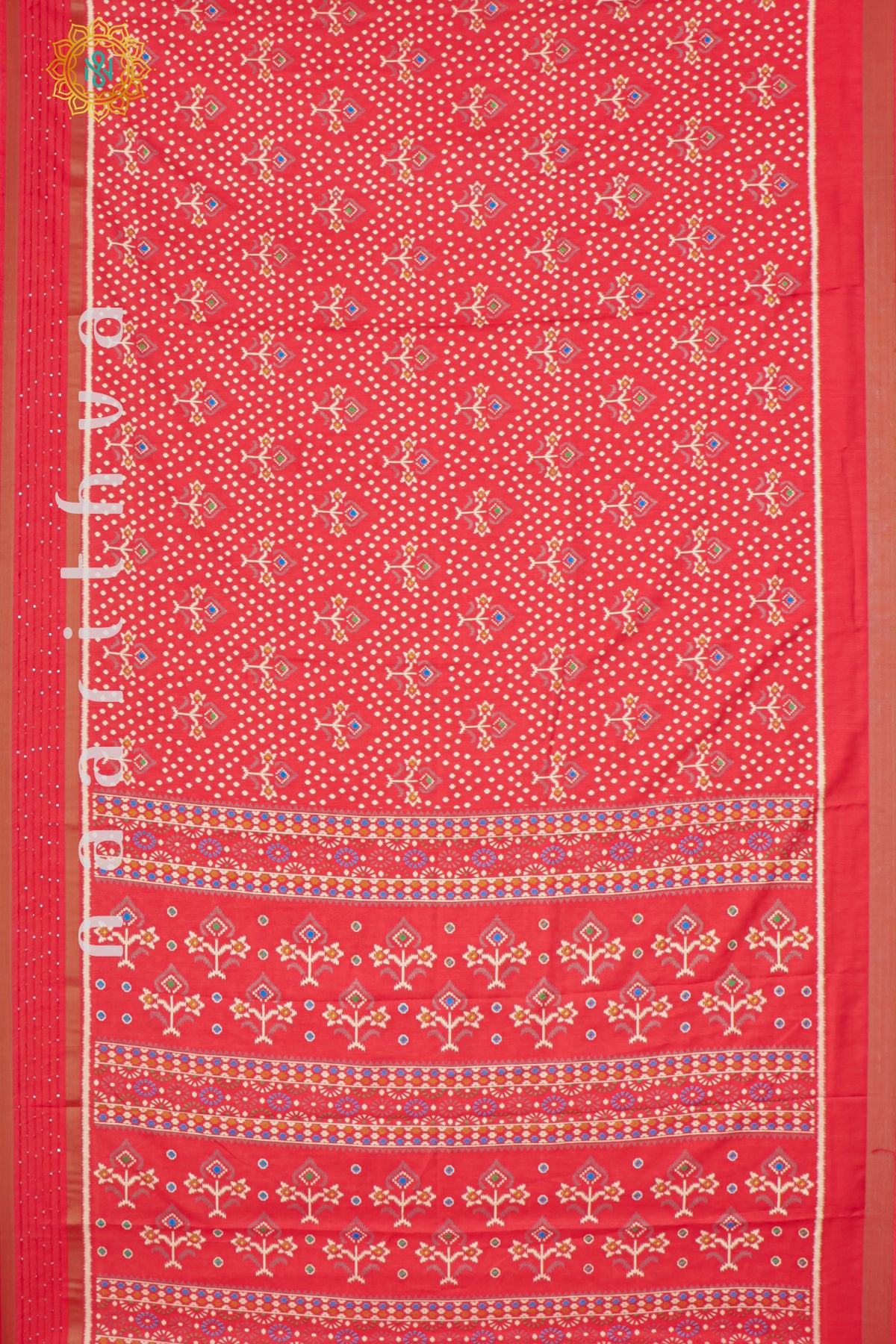 PINKISH RED - DOLA SILK