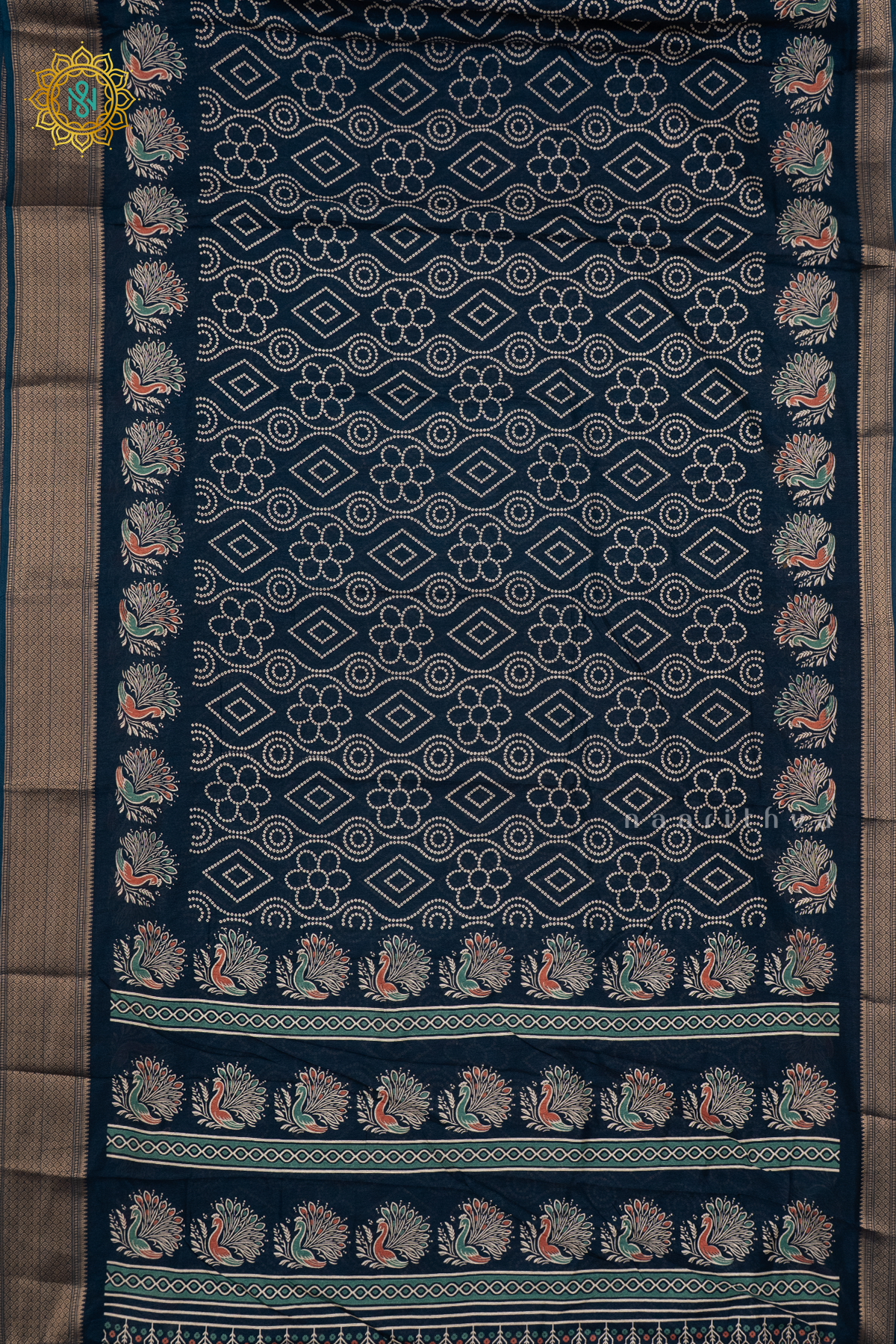 PEACOCK BLUE - DOLA SILK