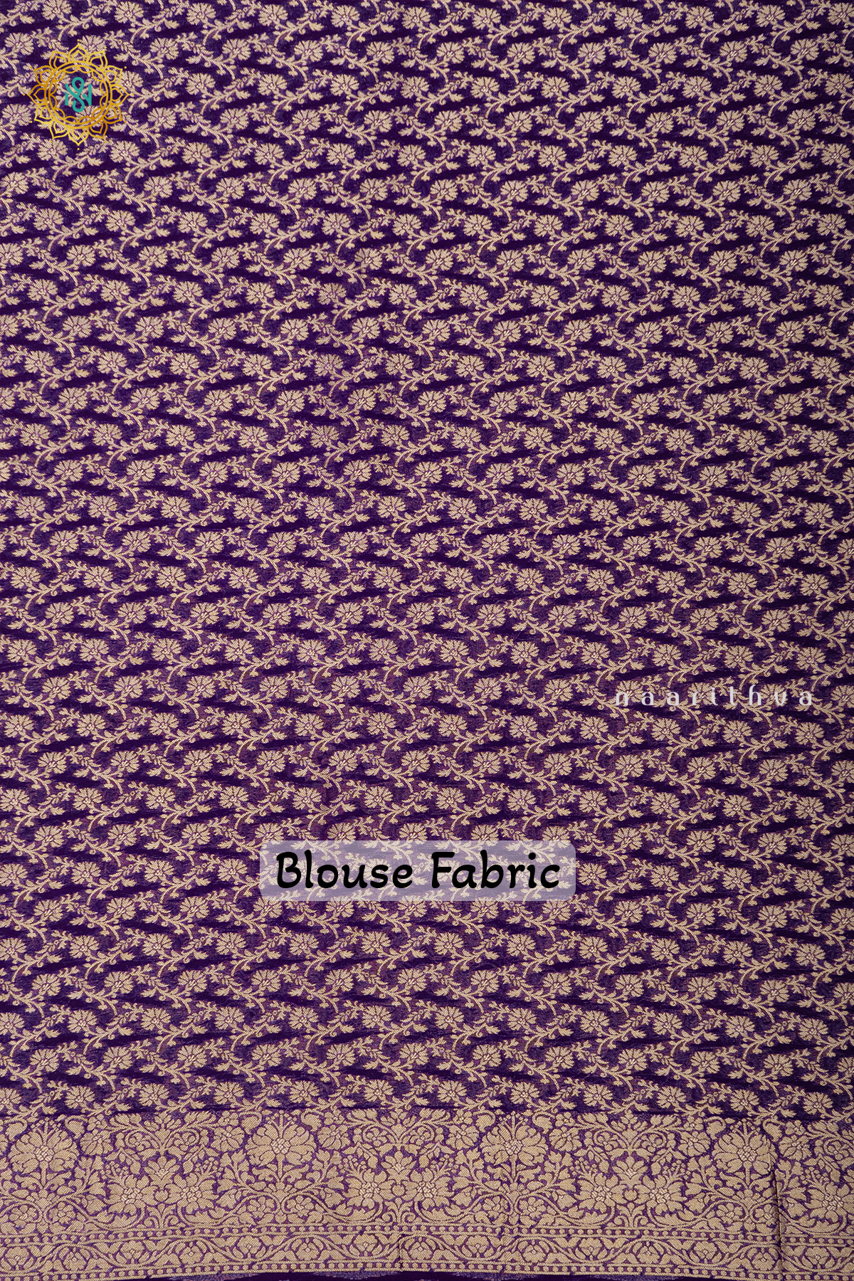 PINK WITH PURPLE - SEMI GEORGETTE