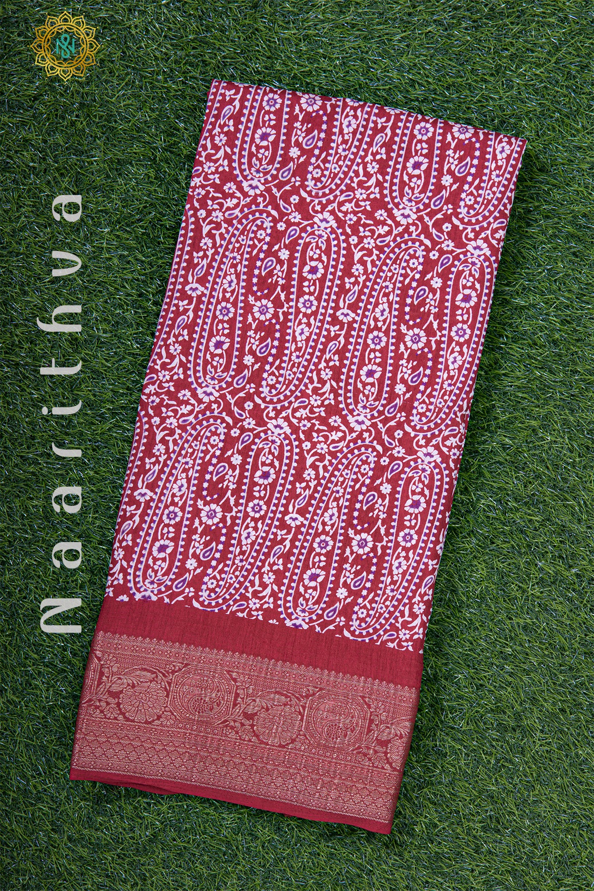 RED - CASUAL WEAR PRINTED BUTTER CREPE