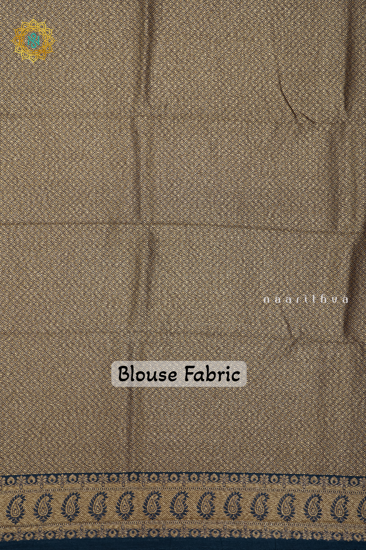PECAOCK BLUE - SEMI TUSSAR SILK