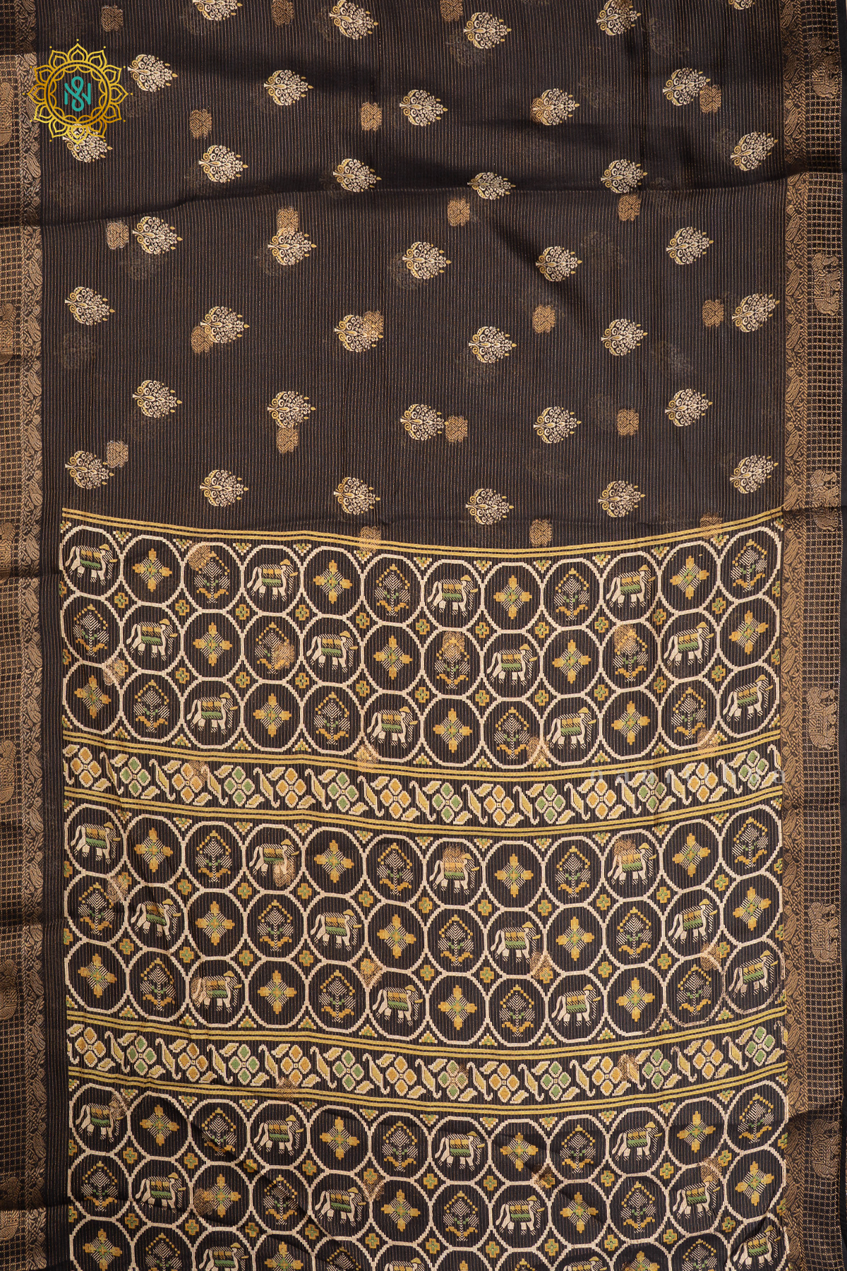 BLACK - SEMI GEORGETTE