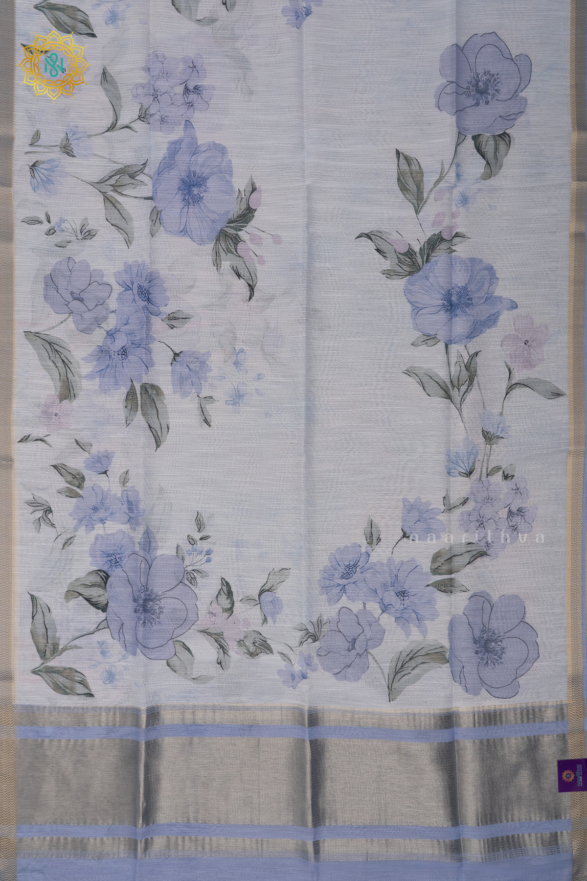 AQUA BLUE - SEMI TUSSAR