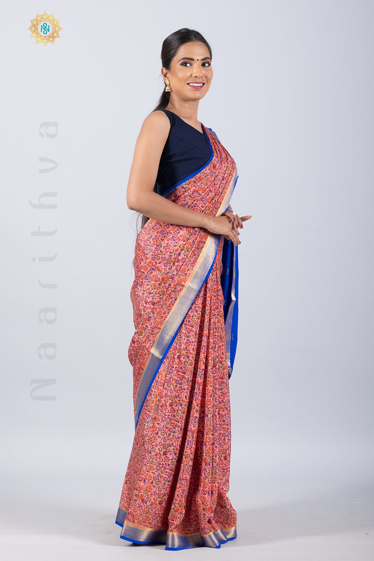 Navy Blue Festive Wear Woven Paithani Silk Brasso Saree, पठानी साड़ी - Maia  Nava, Bengaluru | ID: 2851809008733