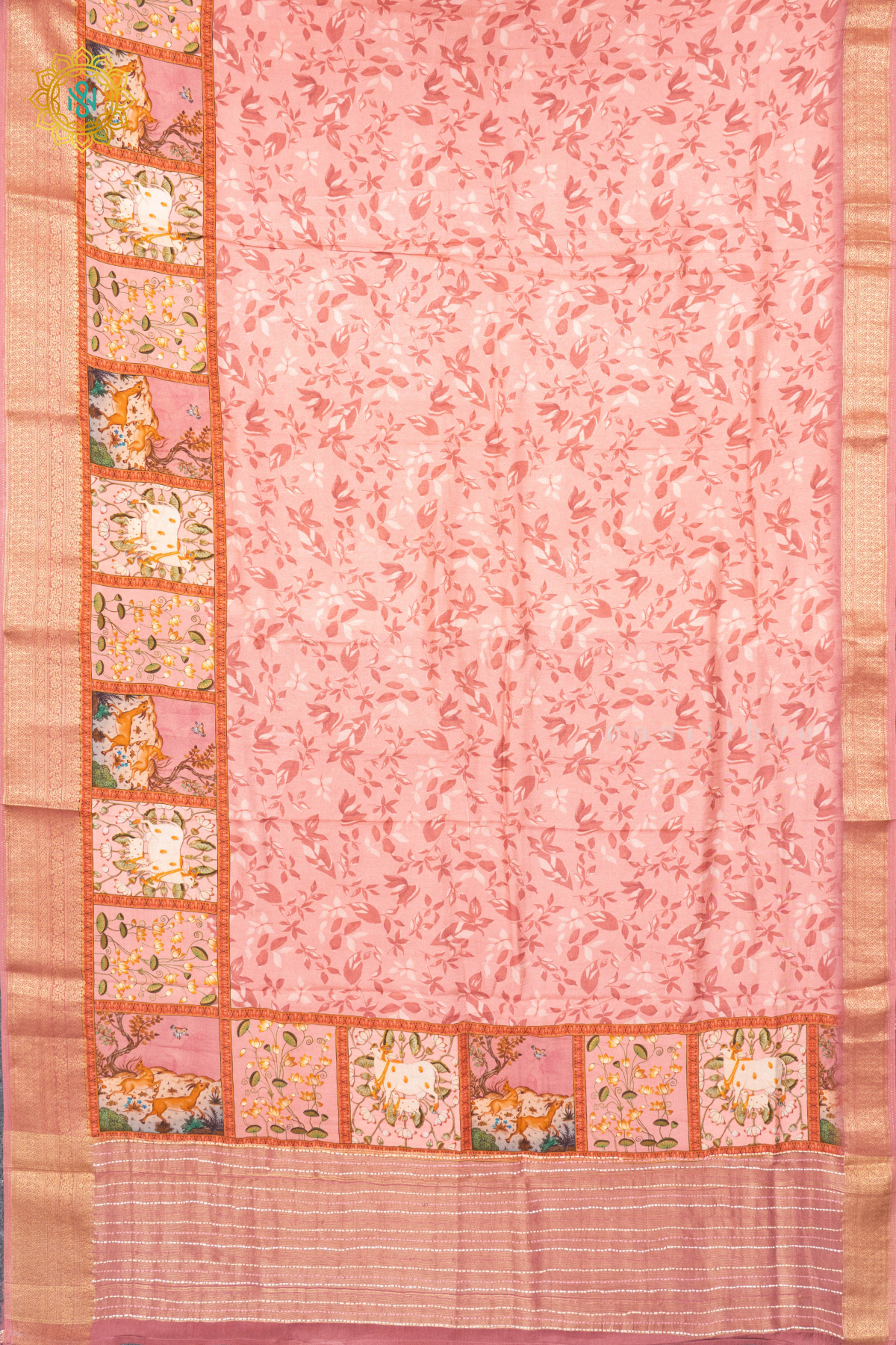 PEACH - SEMI CREPE SILK