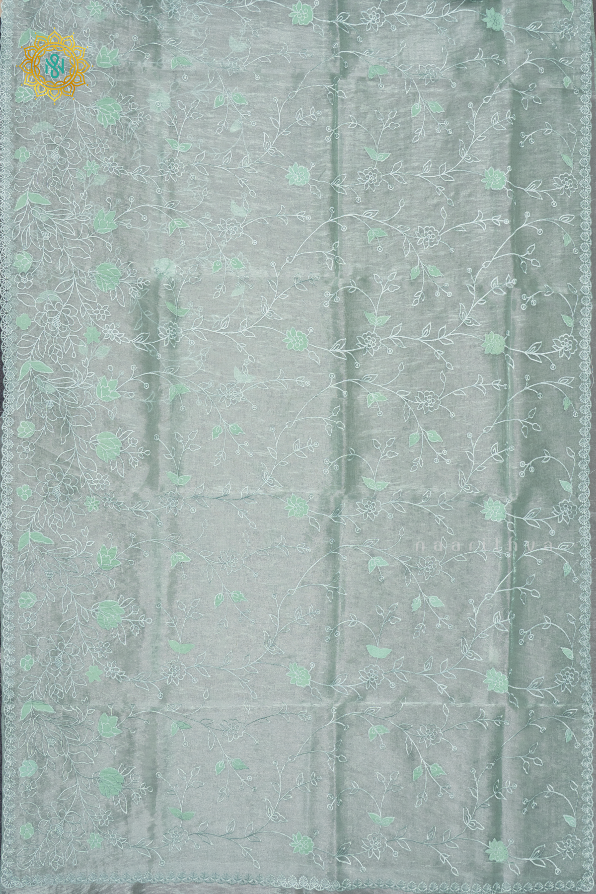 AQUA GREEN - TISSUE ORGANZA