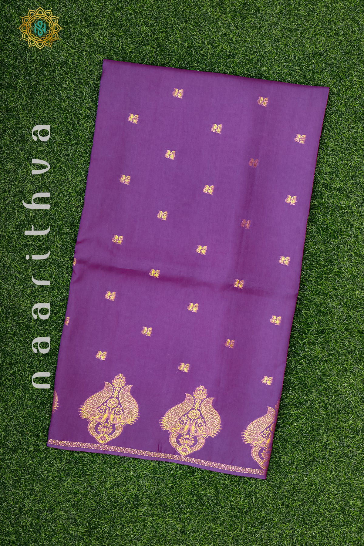 LAVENDER WITH PURPLE - DOLA SILK