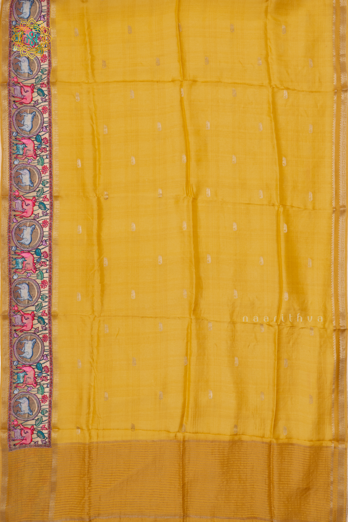 YELLOW - SEMI CREPE SILK