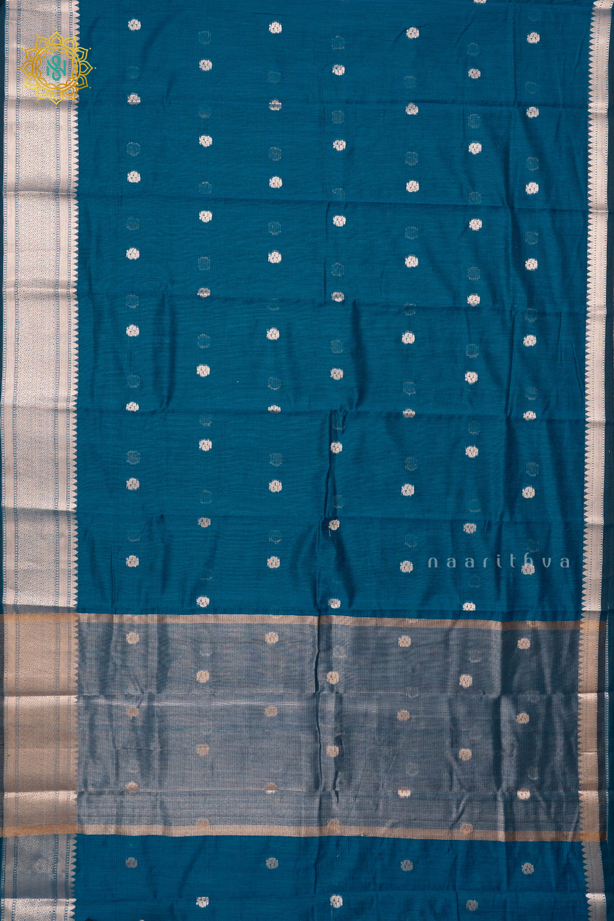 TEAL BLUE - SILK COTTON