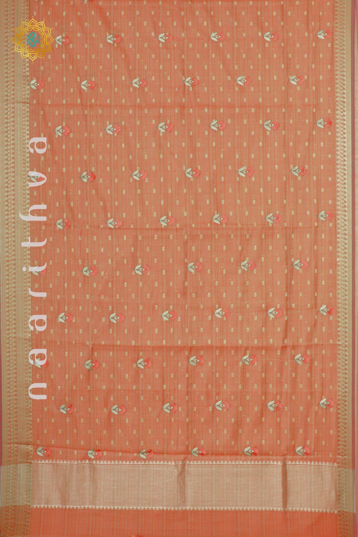 PEACHISH ORANGE - LINEN TISSUE