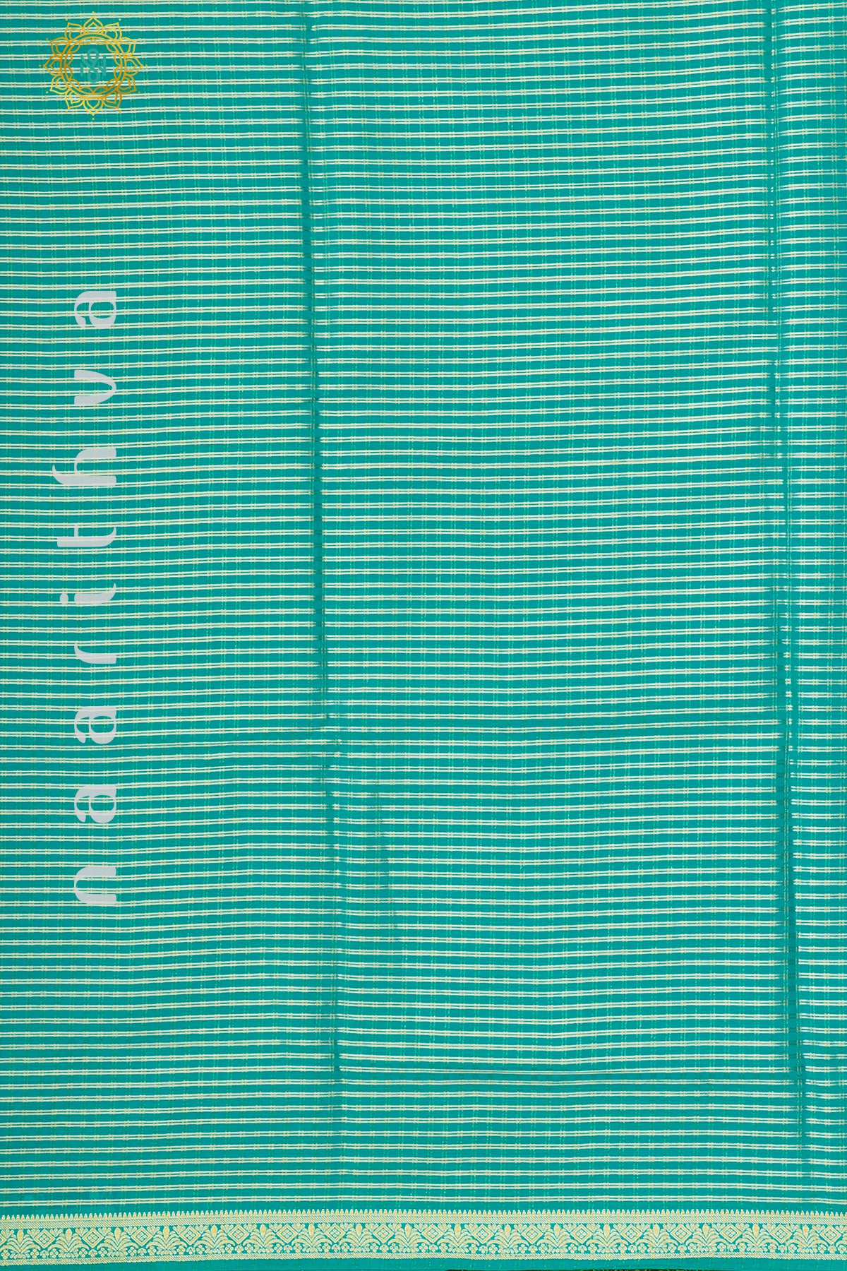 CYAN GREEN - SEMI MYSORE CREPE SILK