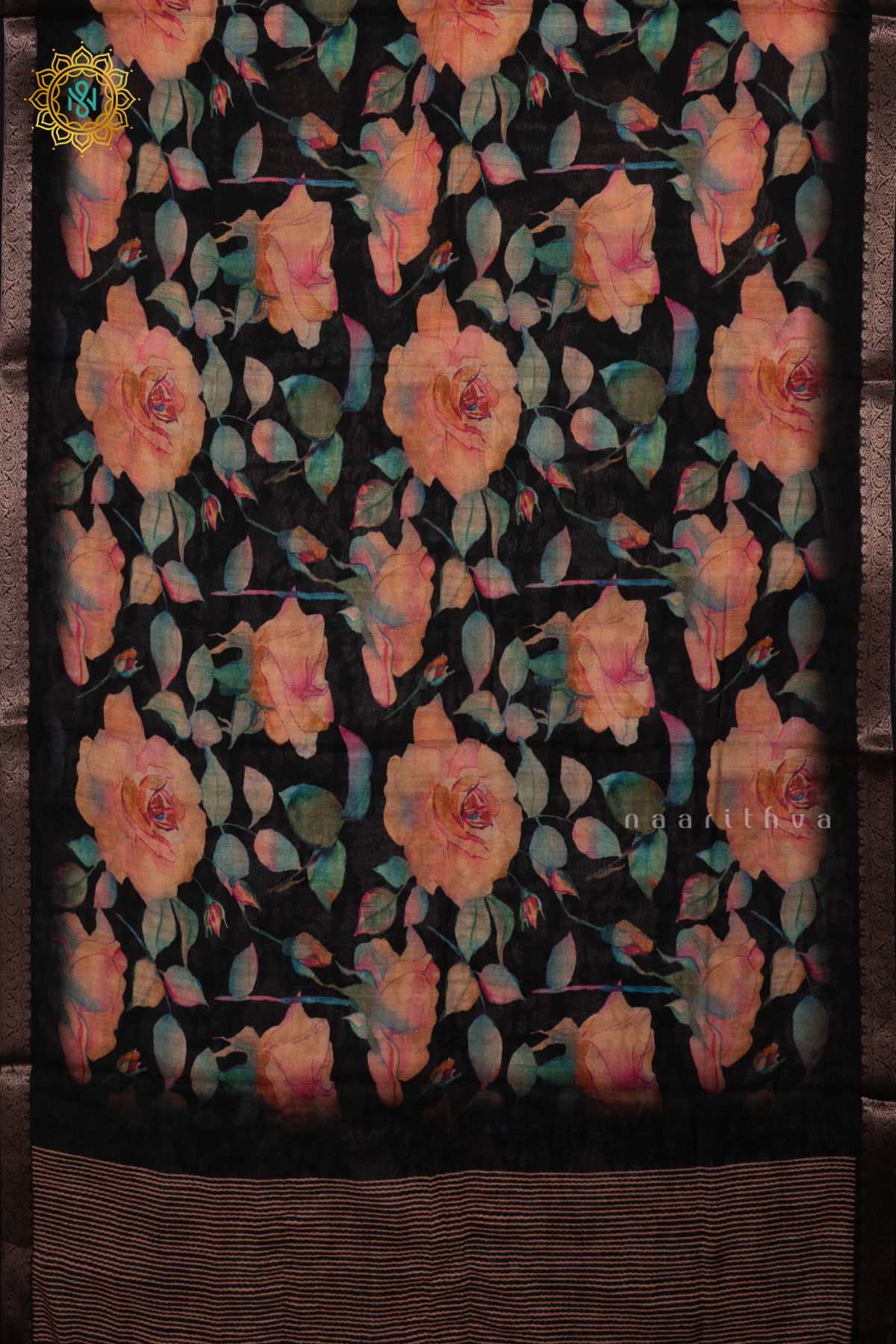 BLACK - LINEN TUSSAR