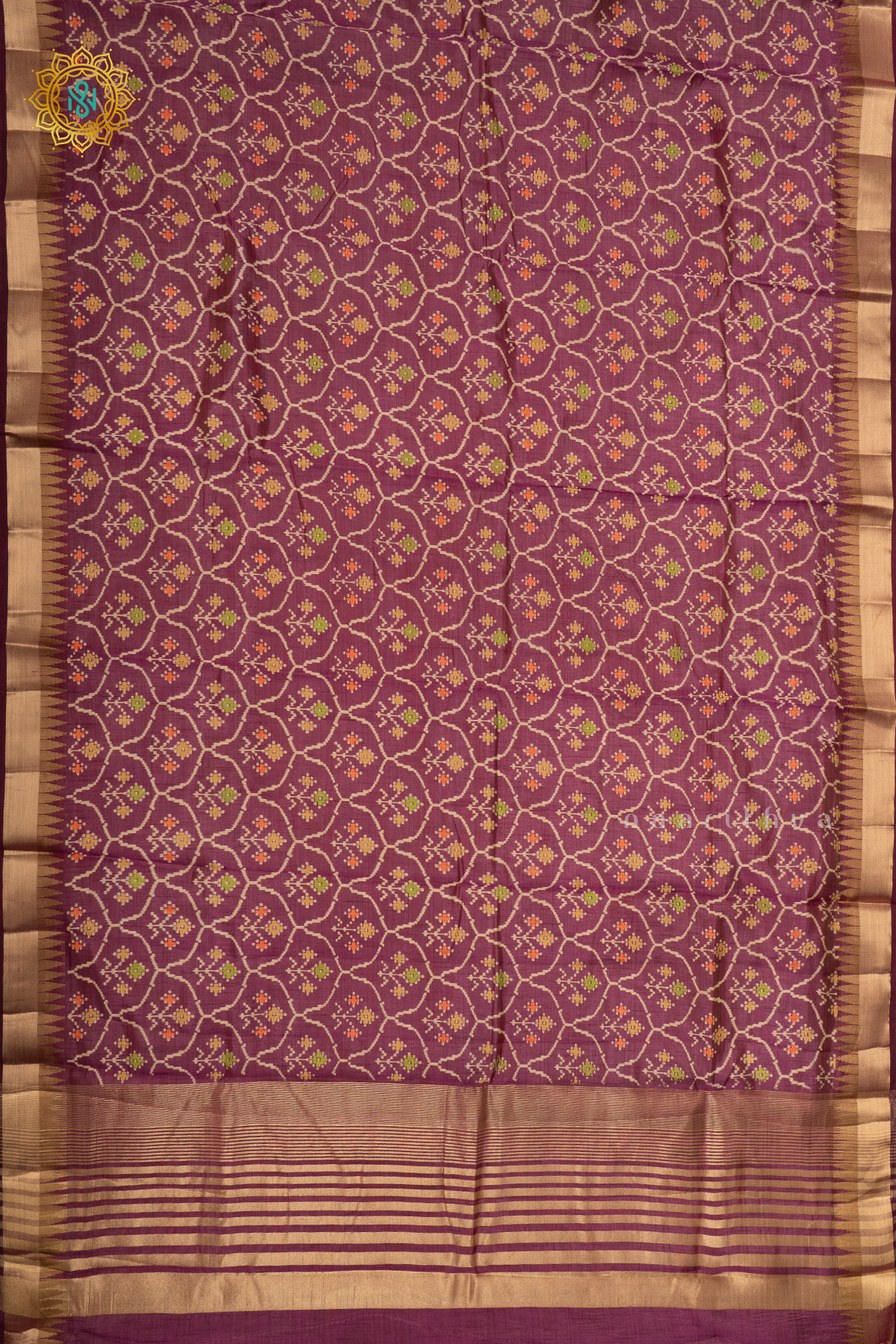 WINE - SEMI TUSSAR SILK