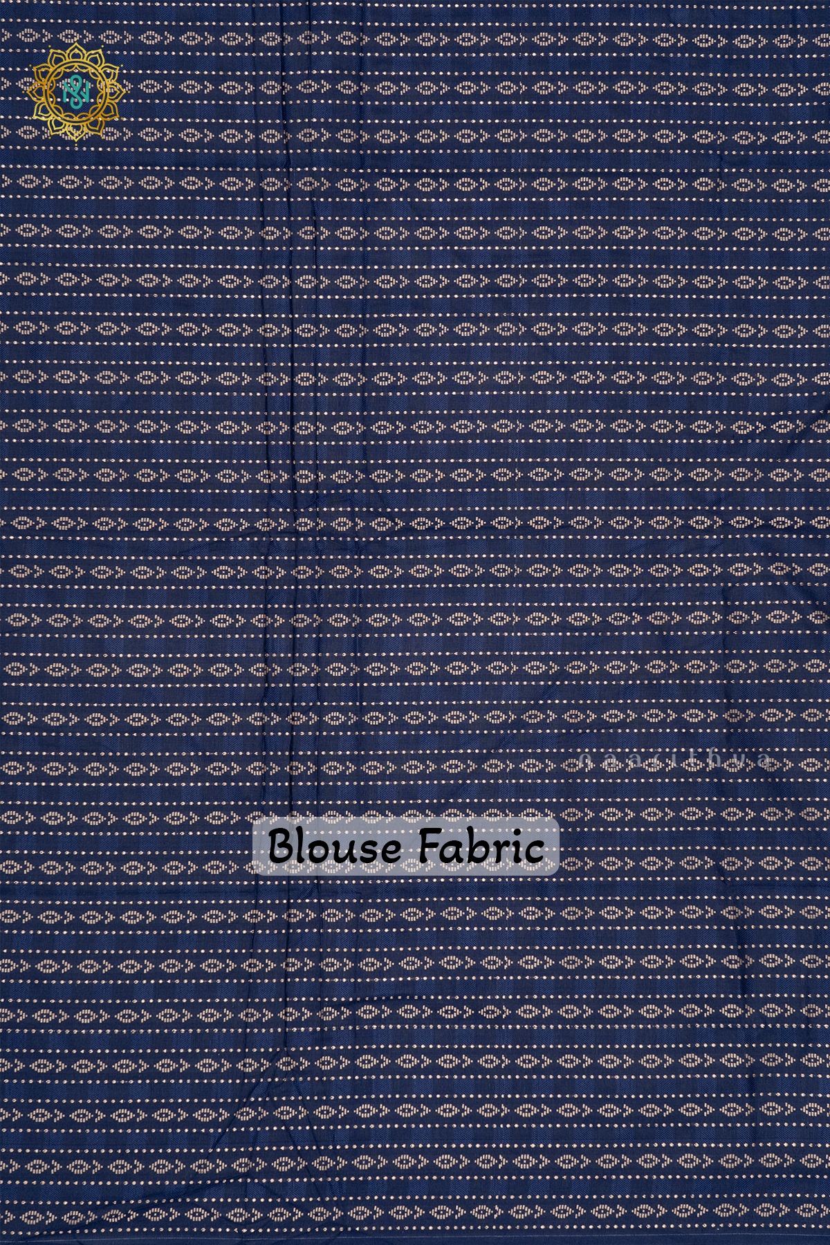 WHITE WITH BLUE - LINEN BY COTTON