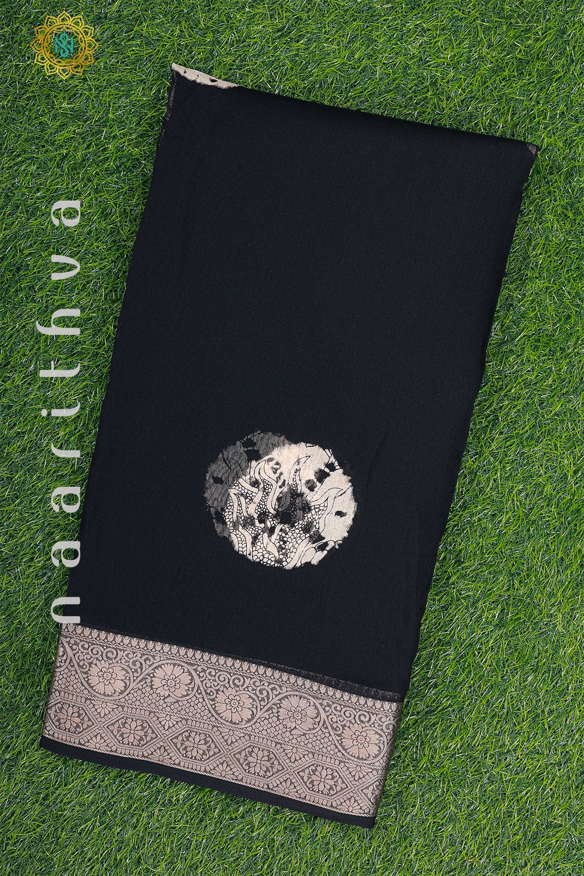 BLACK - SEMI GEORGETTE