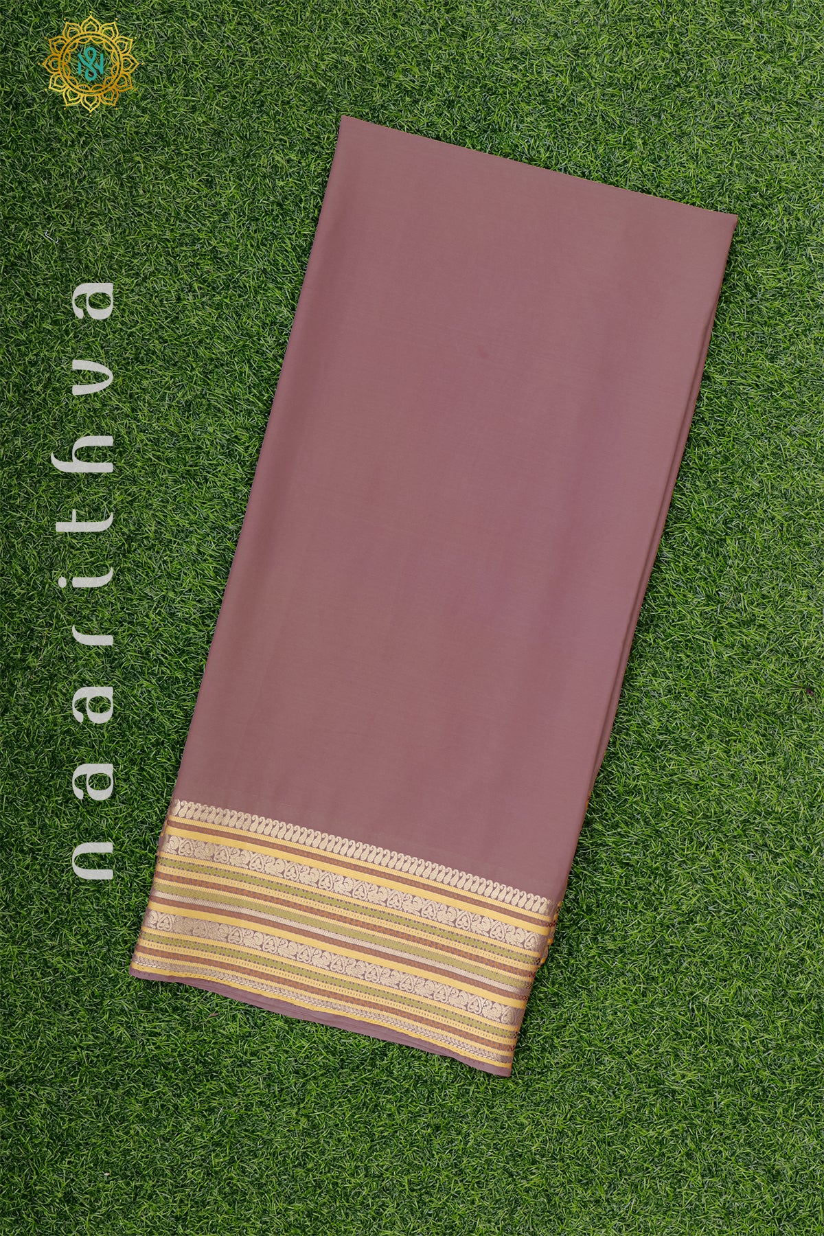 MAUVE - SEMI MYSORE CREPE SILK